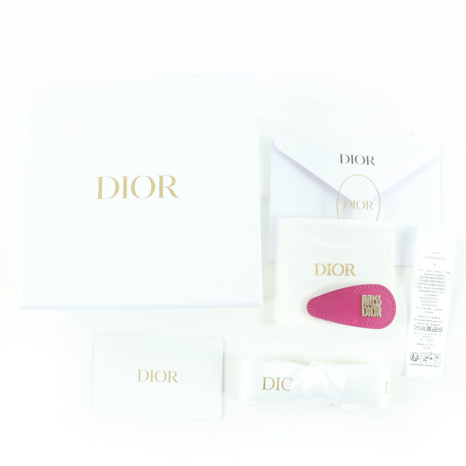 Dior Dior Christian Dior MISS DIOR Hair Clip Leather Other DUTY FREE for USA Size ONE SIZE - 2 Thumbnail