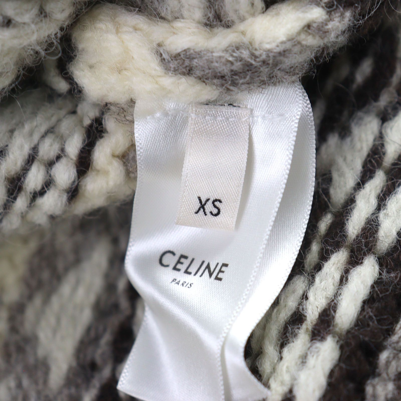 Celine Celine CELINE Shetland Logo Button Nordic Pattern Wool Knit Textile Tops DUTY FREE for USA Size ONE SIZE - 7 Thumbnail