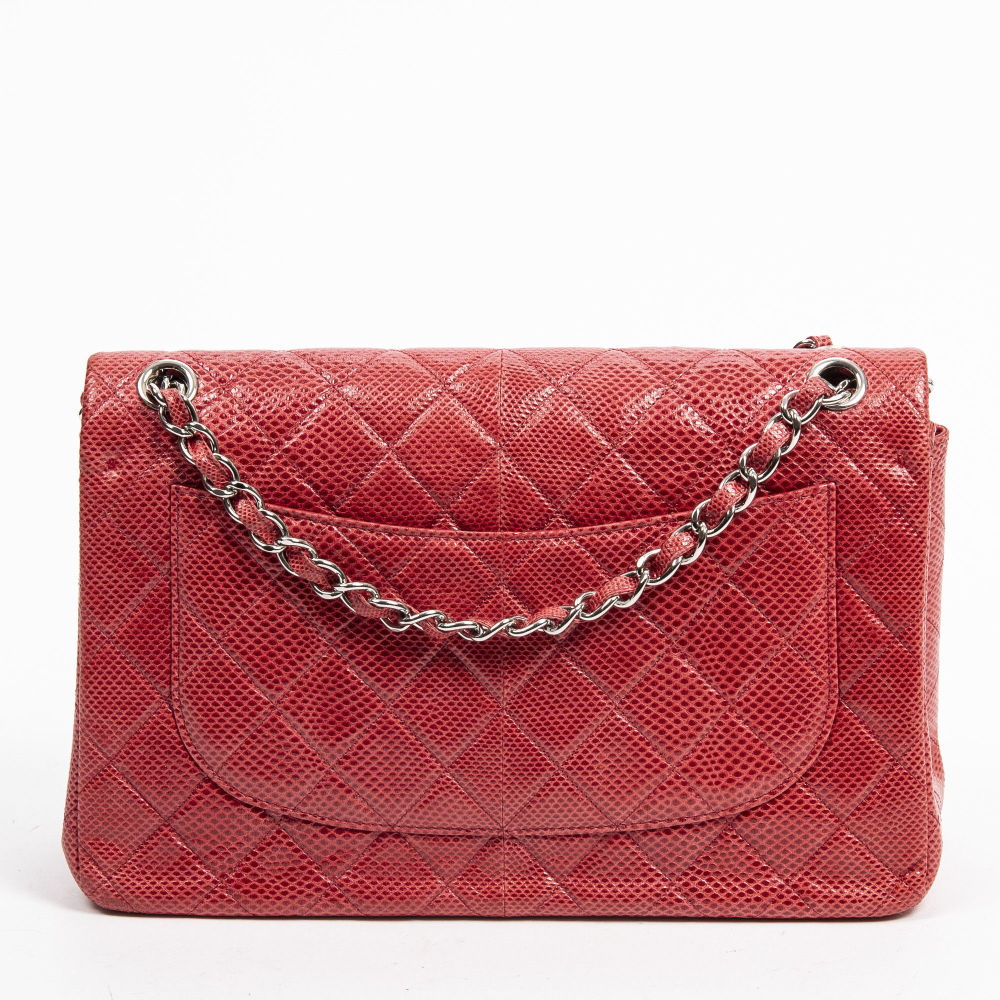 Chanel Ltd. Ed. Lizard Skin Jumbo Classic Double Flap Size ONE SIZE - 5 Thumbnail