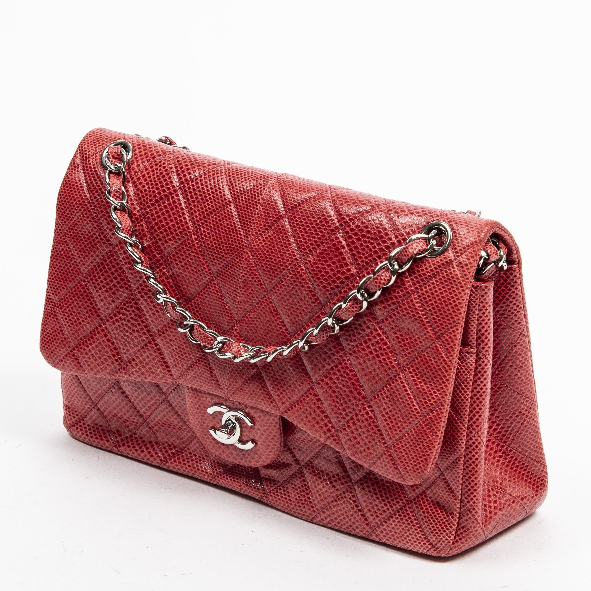 Chanel Ltd. Ed. Lizard Skin Jumbo Classic Double Flap Size ONE SIZE - 2 Thumbnail