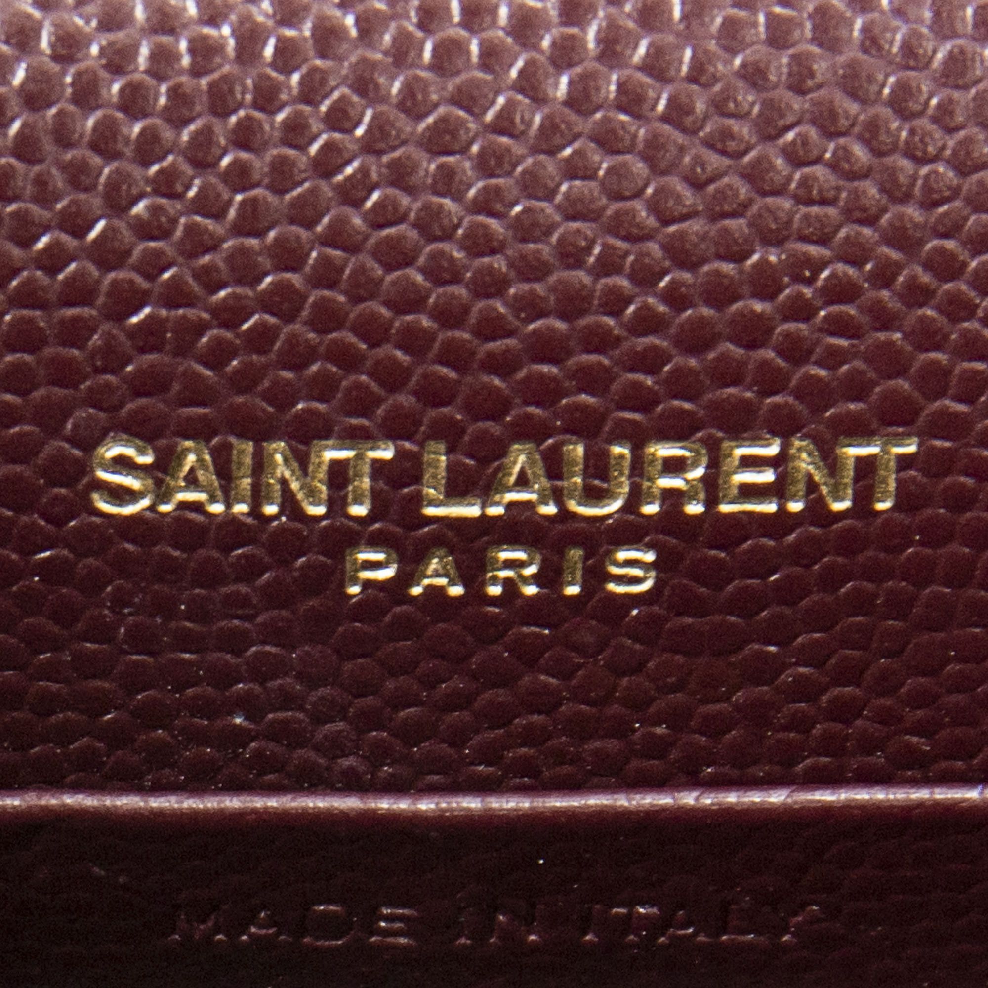 Yves Saint Laurent Cassandre Envelope Chain Wallet Size ONE SIZE - 8 Thumbnail