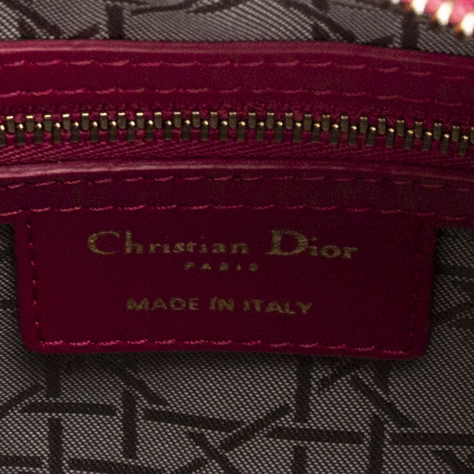 Dior Medium Lady Dior Zip Size ONE SIZE - 9 Thumbnail
