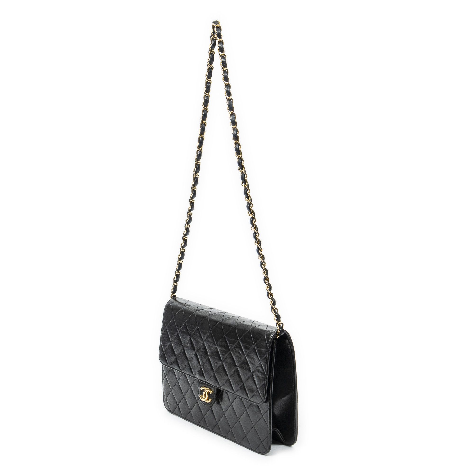 Chanel Vintage Push Lock Straight Flap Size ONE SIZE - 2 Thumbnail
