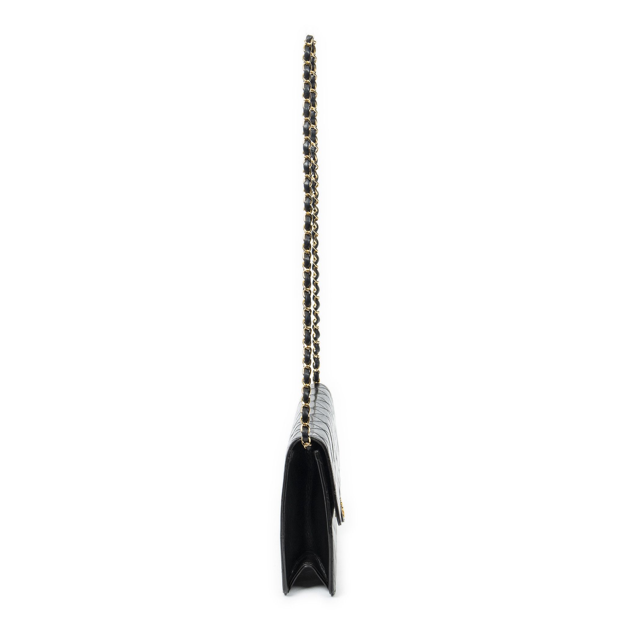 Chanel Vintage Push Lock Straight Flap Size ONE SIZE - 4 Thumbnail