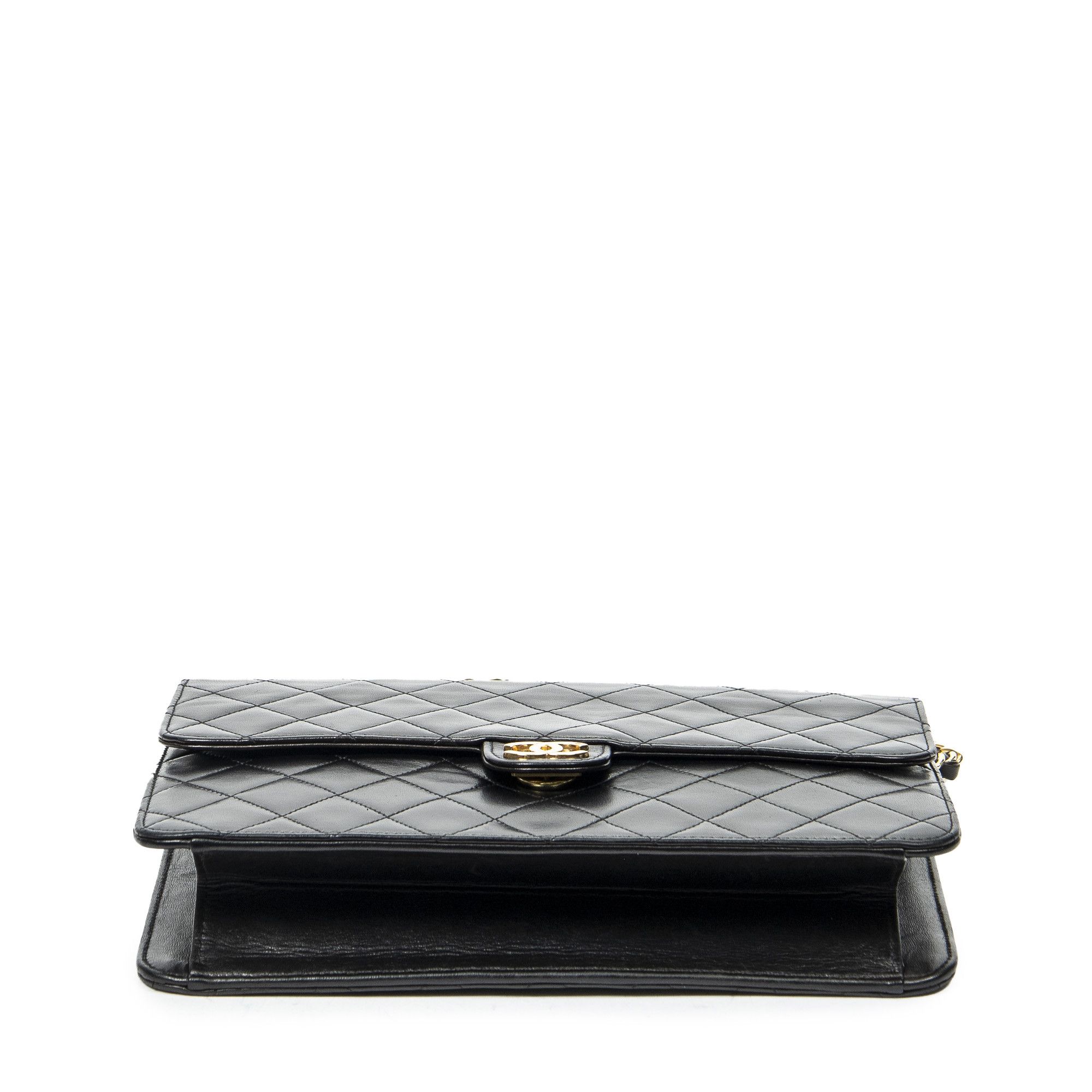 Chanel Vintage Push Lock Straight Flap Size ONE SIZE - 6 Thumbnail