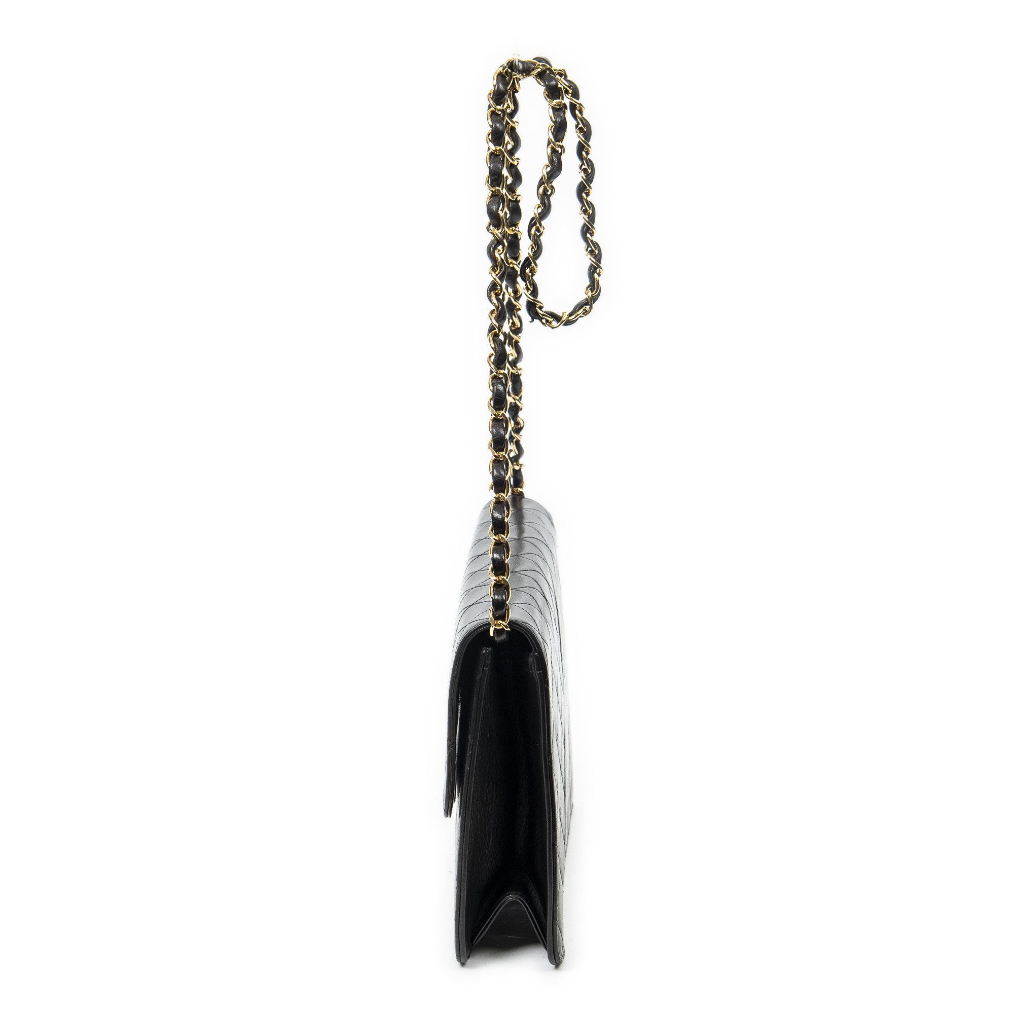 Chanel Vintage Push Lock Straight Flap Size ONE SIZE - 3 Thumbnail
