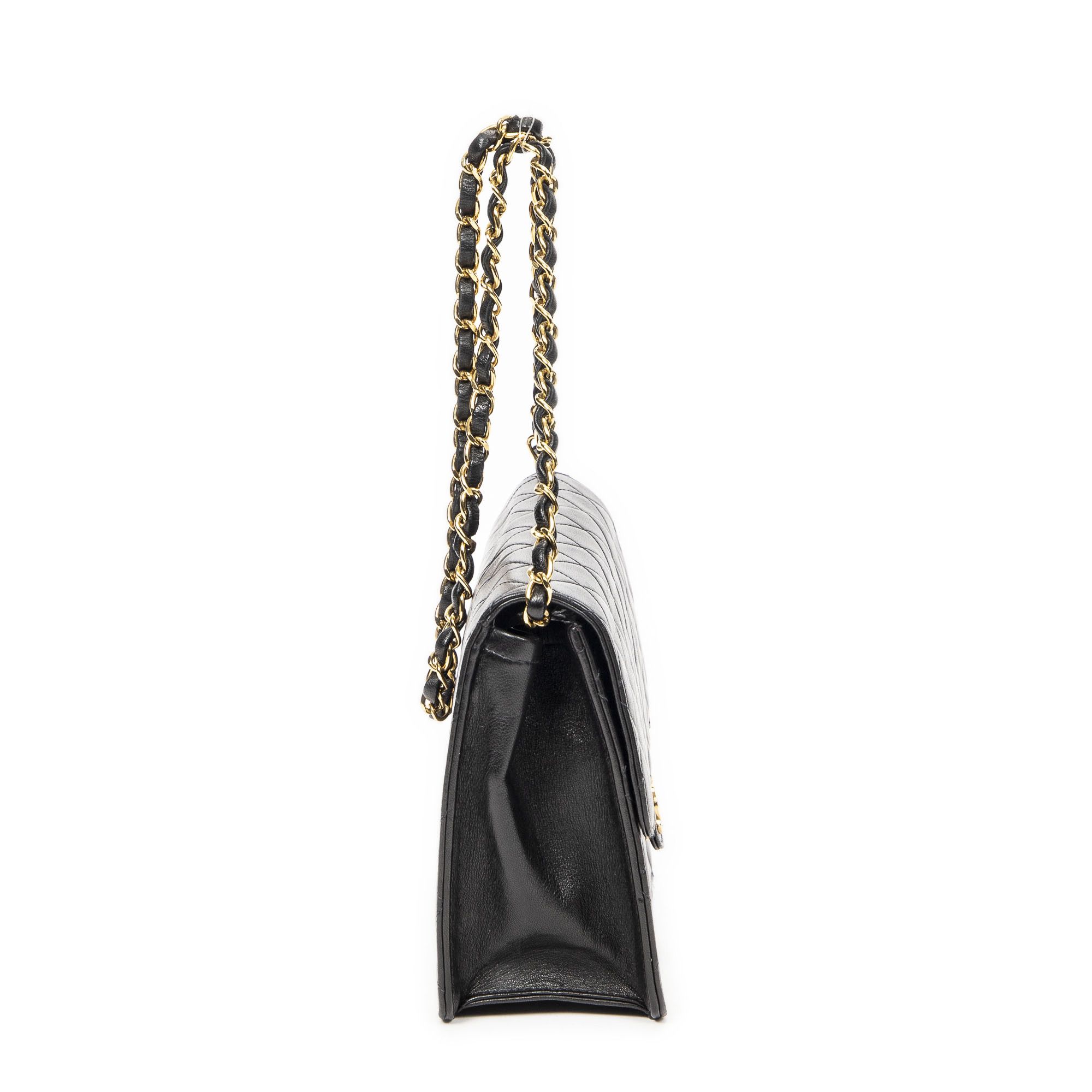 Chanel Vintage Push Lock Straight Flap Size ONE SIZE - 4 Thumbnail