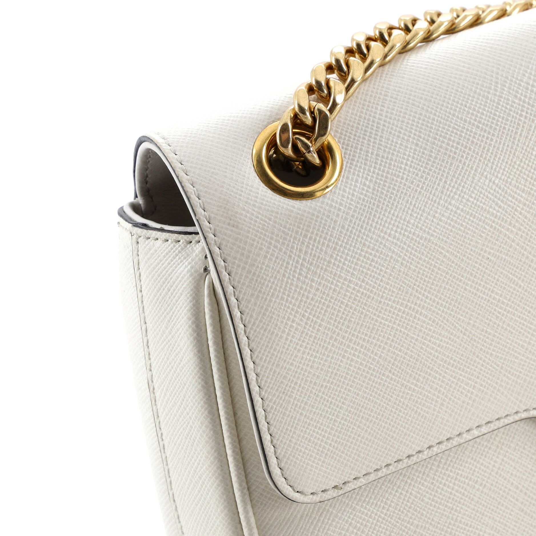 Prada Pattina Flap Shoulder Bag Saffiano Leather Small Size ONE SIZE - 6 Thumbnail