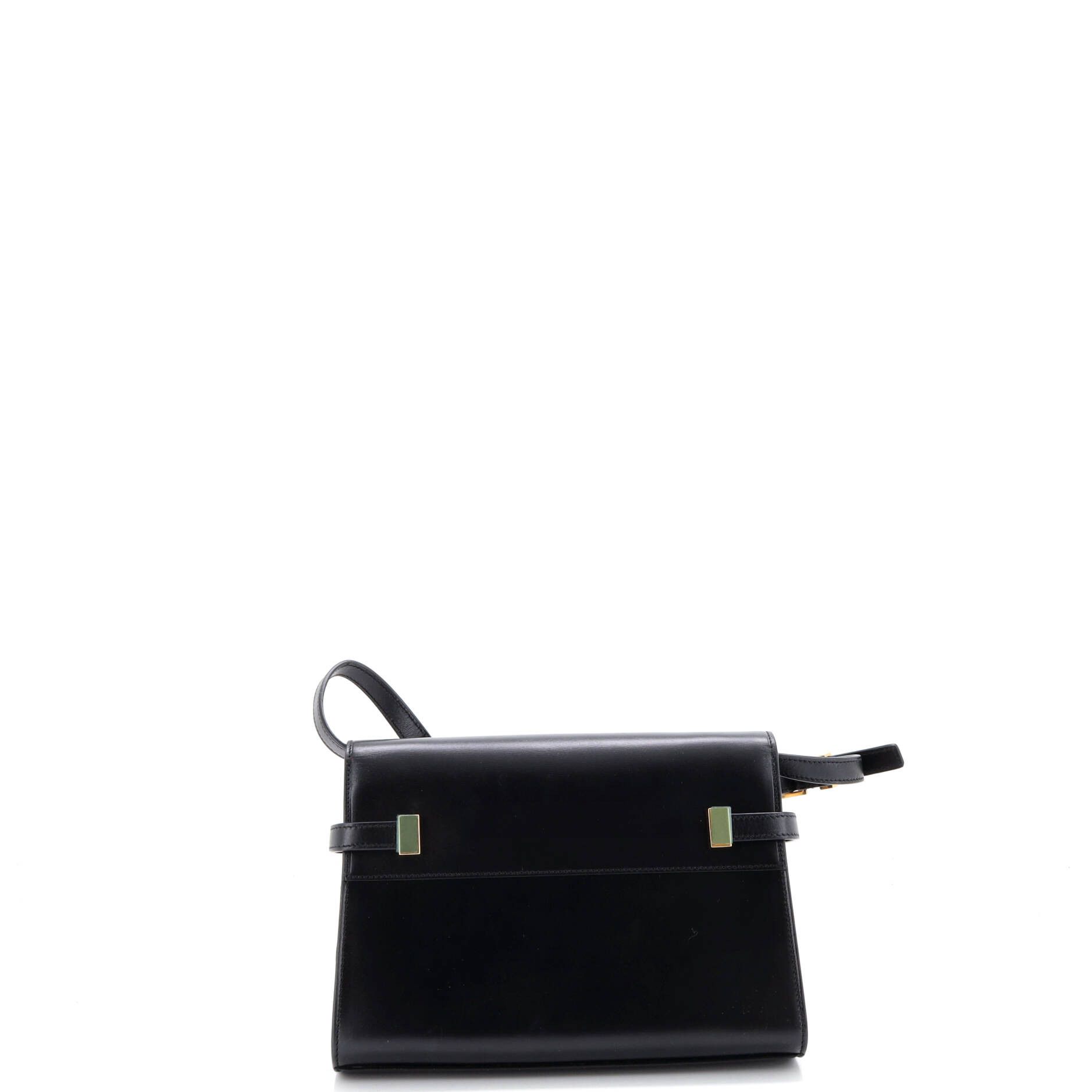 Saint Laurent Paris Saint Laurent Manhattan Shoulder Bag Leather Small Size ONE SIZE - 2 Thumbnail