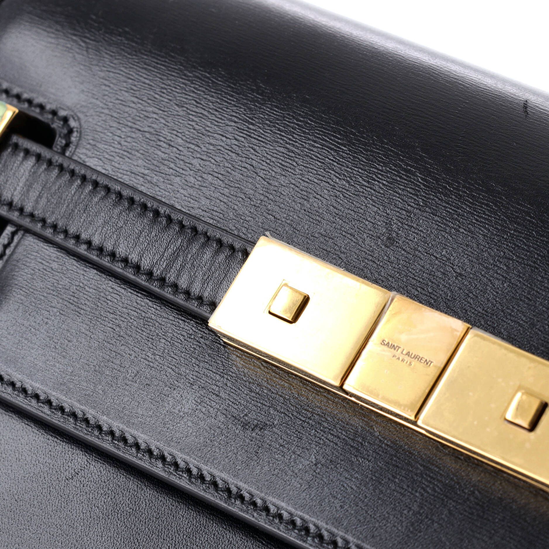 Saint Laurent Paris Saint Laurent Manhattan Shoulder Bag Leather Small Size ONE SIZE - 5 Thumbnail