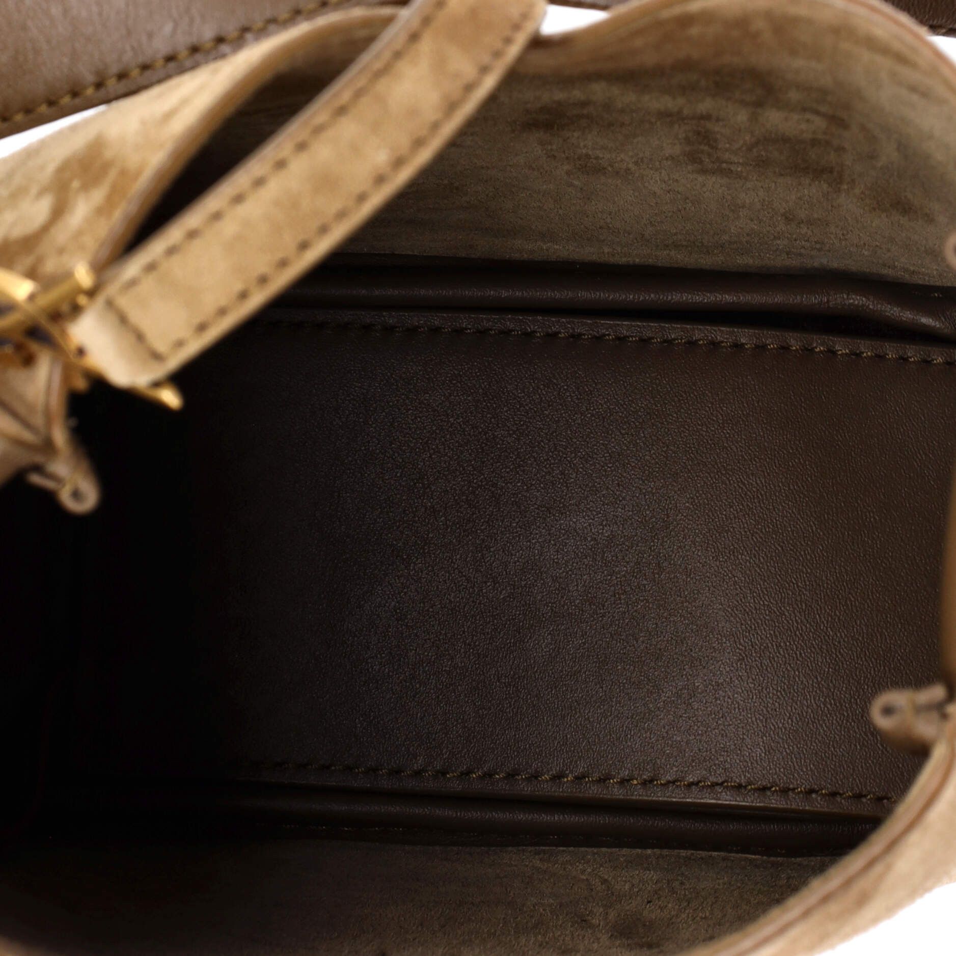 Saint Laurent Paris Saint Laurent Le 5 a 7 Supple Hobo Suede Baby Size ONE SIZE - 4 Thumbnail
