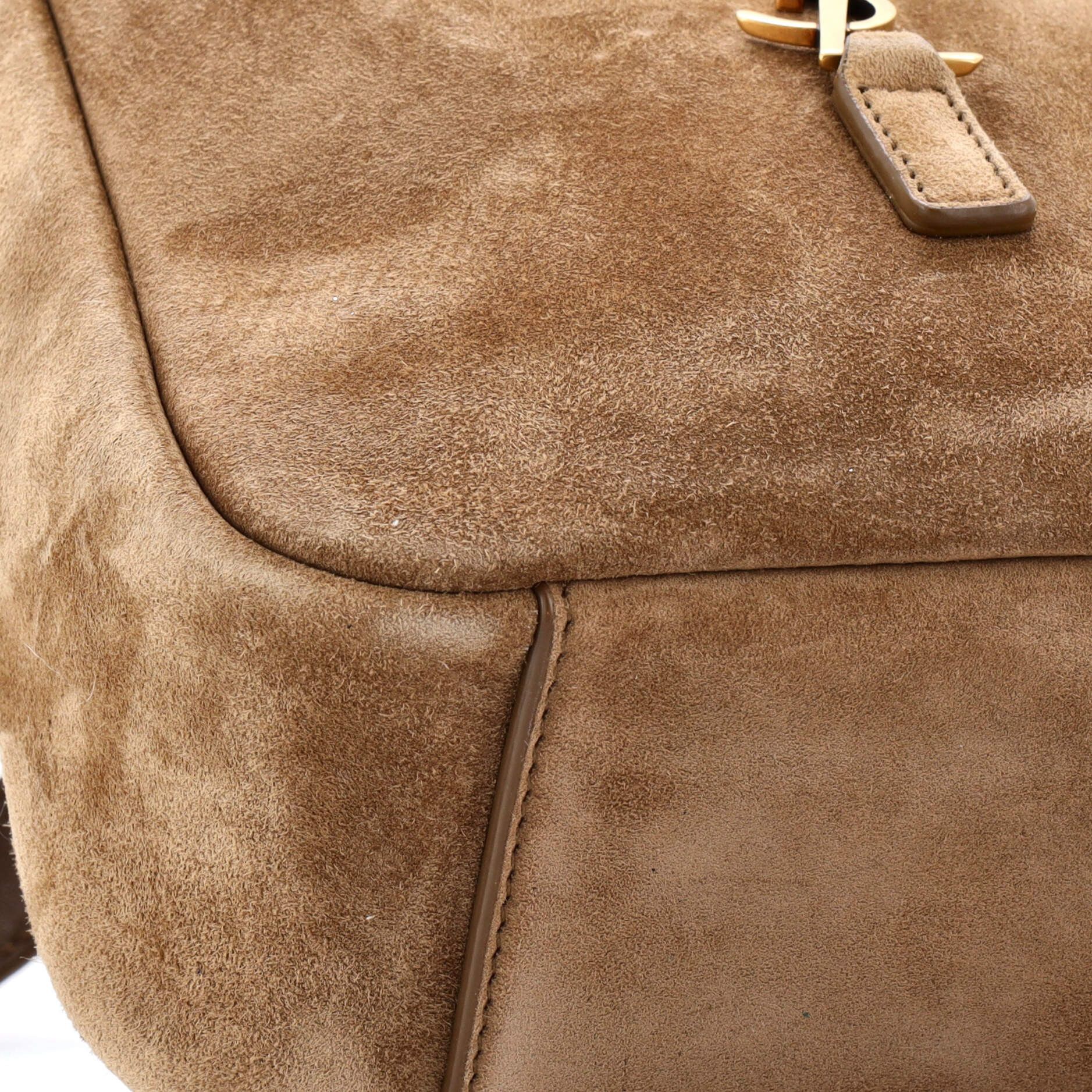 Saint Laurent Paris Saint Laurent Le 5 a 7 Supple Hobo Suede Baby Size ONE SIZE - 5 Thumbnail