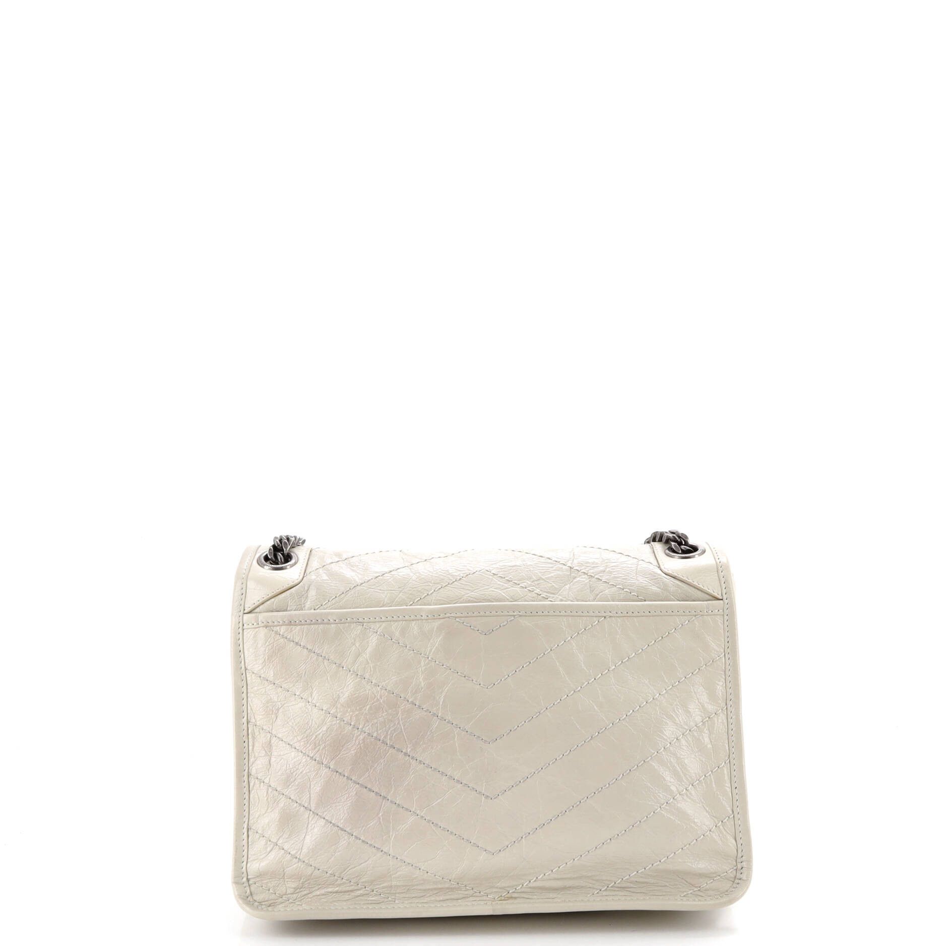 Saint Laurent Paris Saint Laurent Niki Chain Flap Bag Matelasse Chevron Leather Size ONE SIZE - 2 Thumbnail
