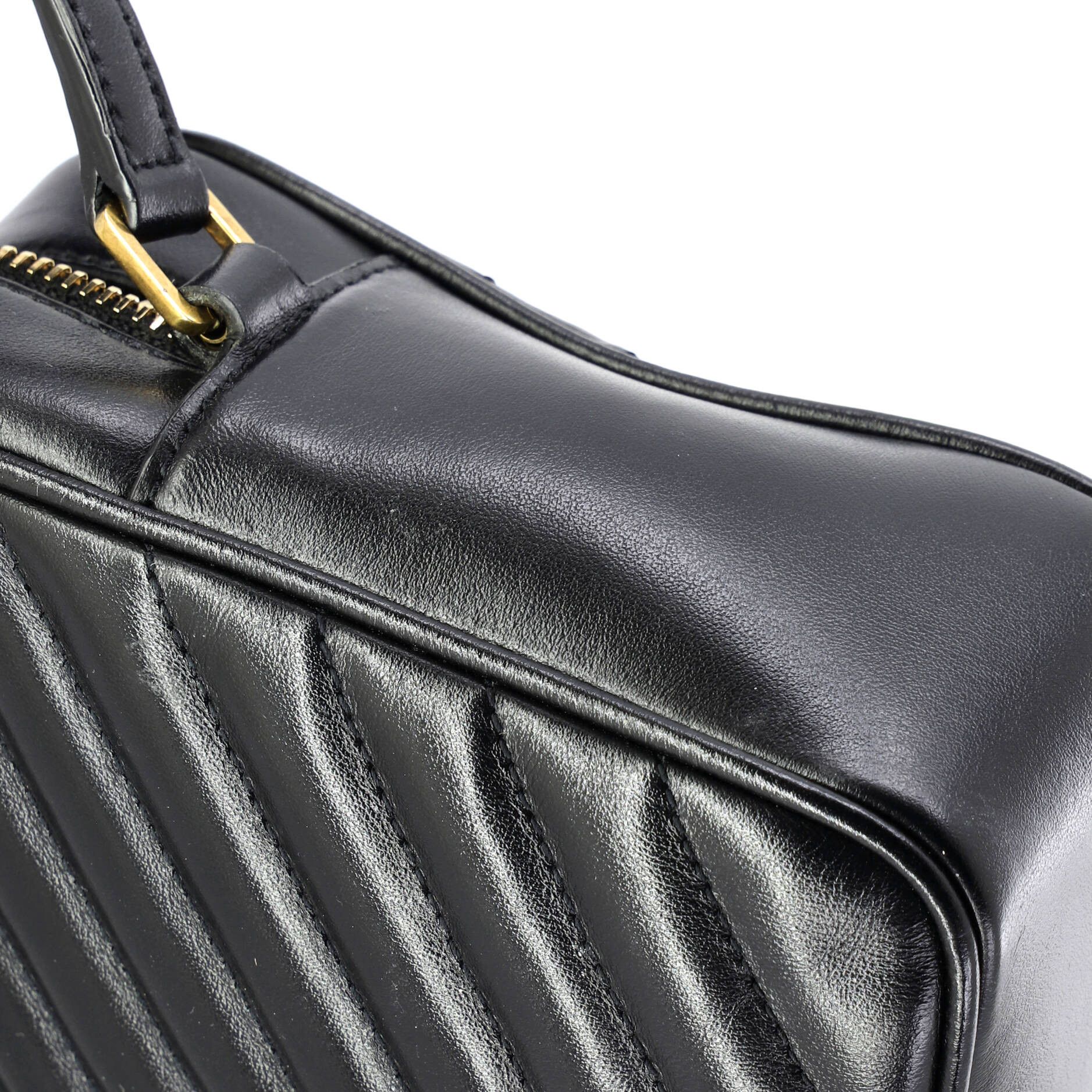 Saint Laurent Paris Saint Laurent Lou Camera Bag Matelasse Chevron Leather Small Size ONE SIZE - 7 Thumbnail