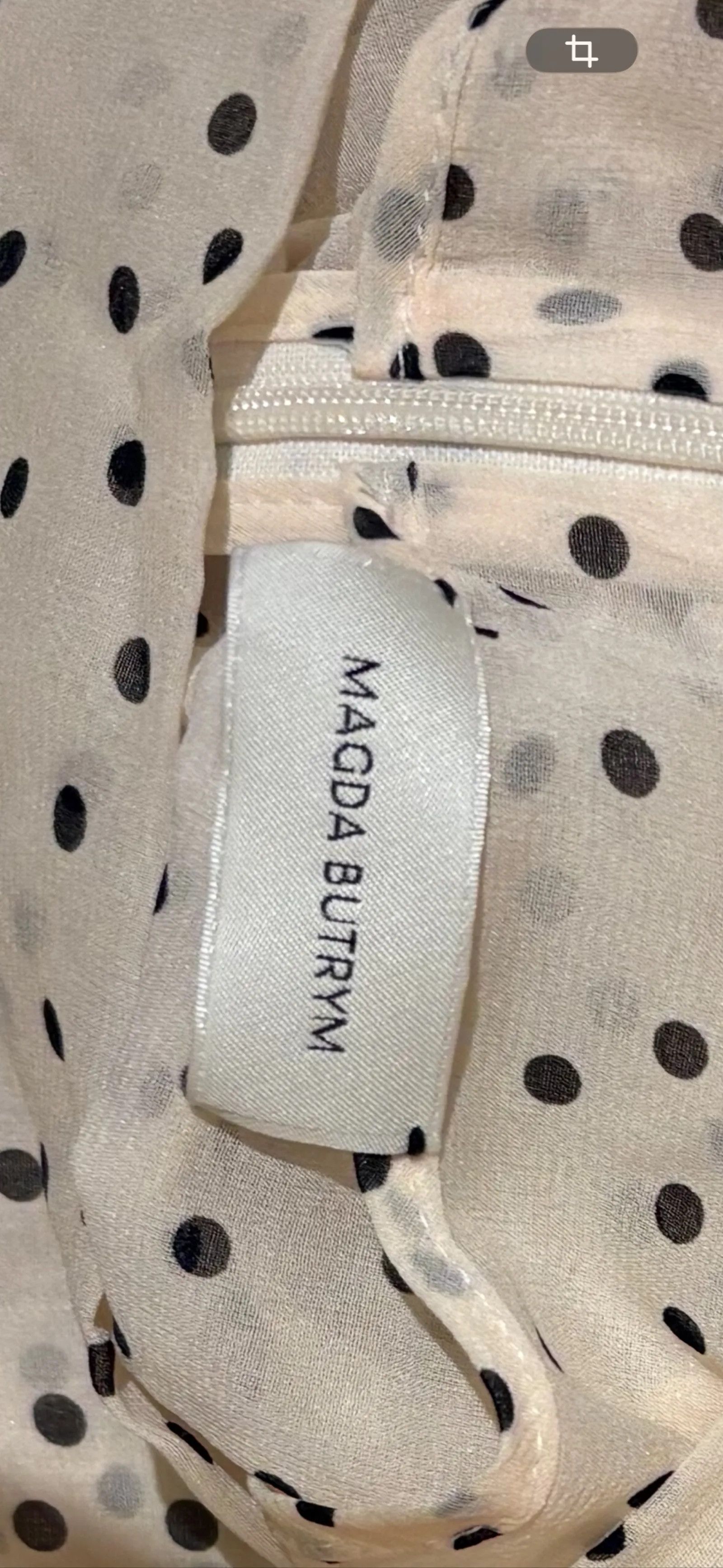 Magda Butrym Magda Butrym Magda Butrum polka dot puff sleve blouse Blouse Size M / US 6-8 / IT 42-44 - 3 Thumbnail