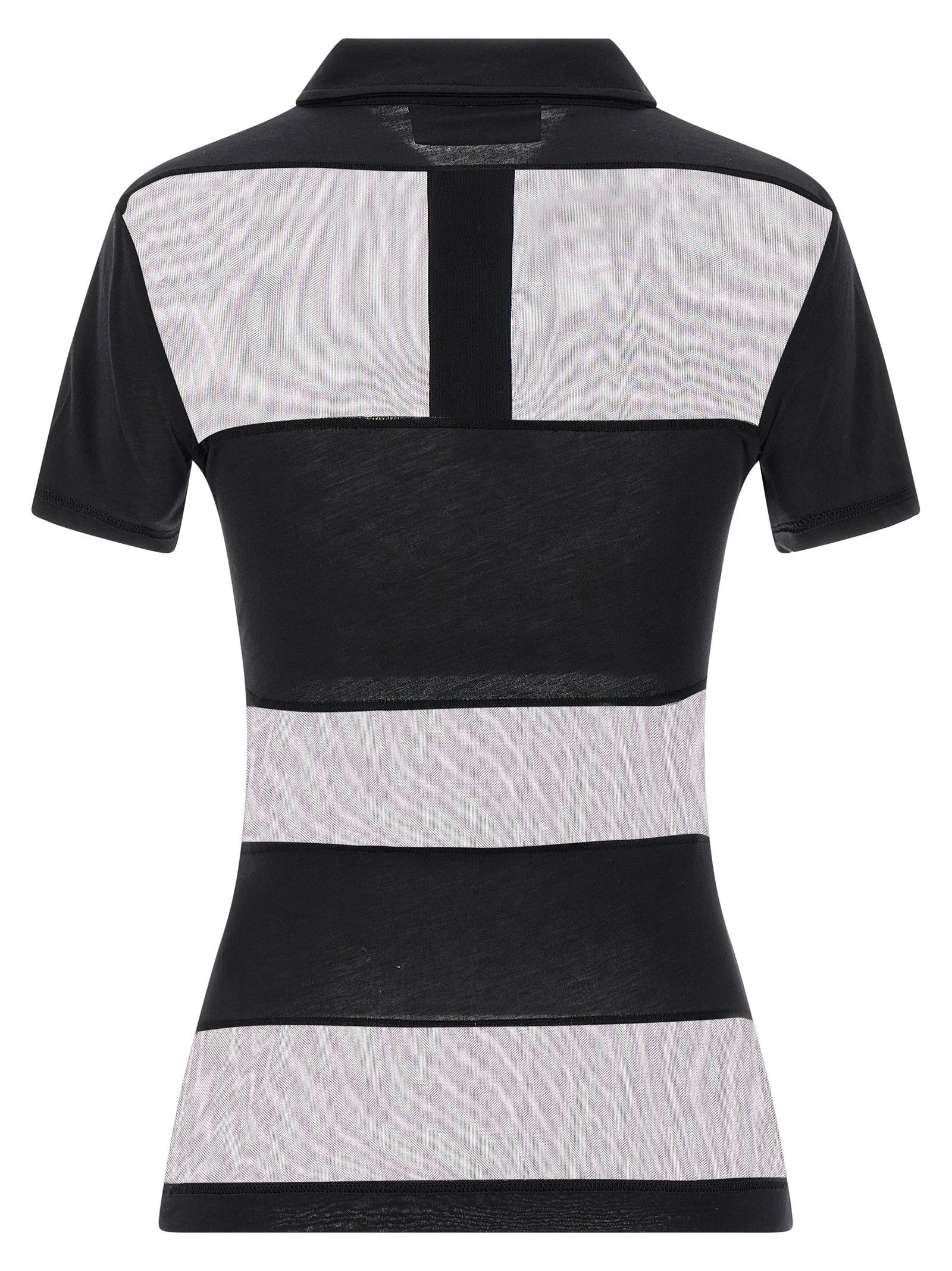 Coperni ‘Sheer Striped’ Polo Shirt Size XS / US 0-2 / IT 36-38 - 2 Thumbnail