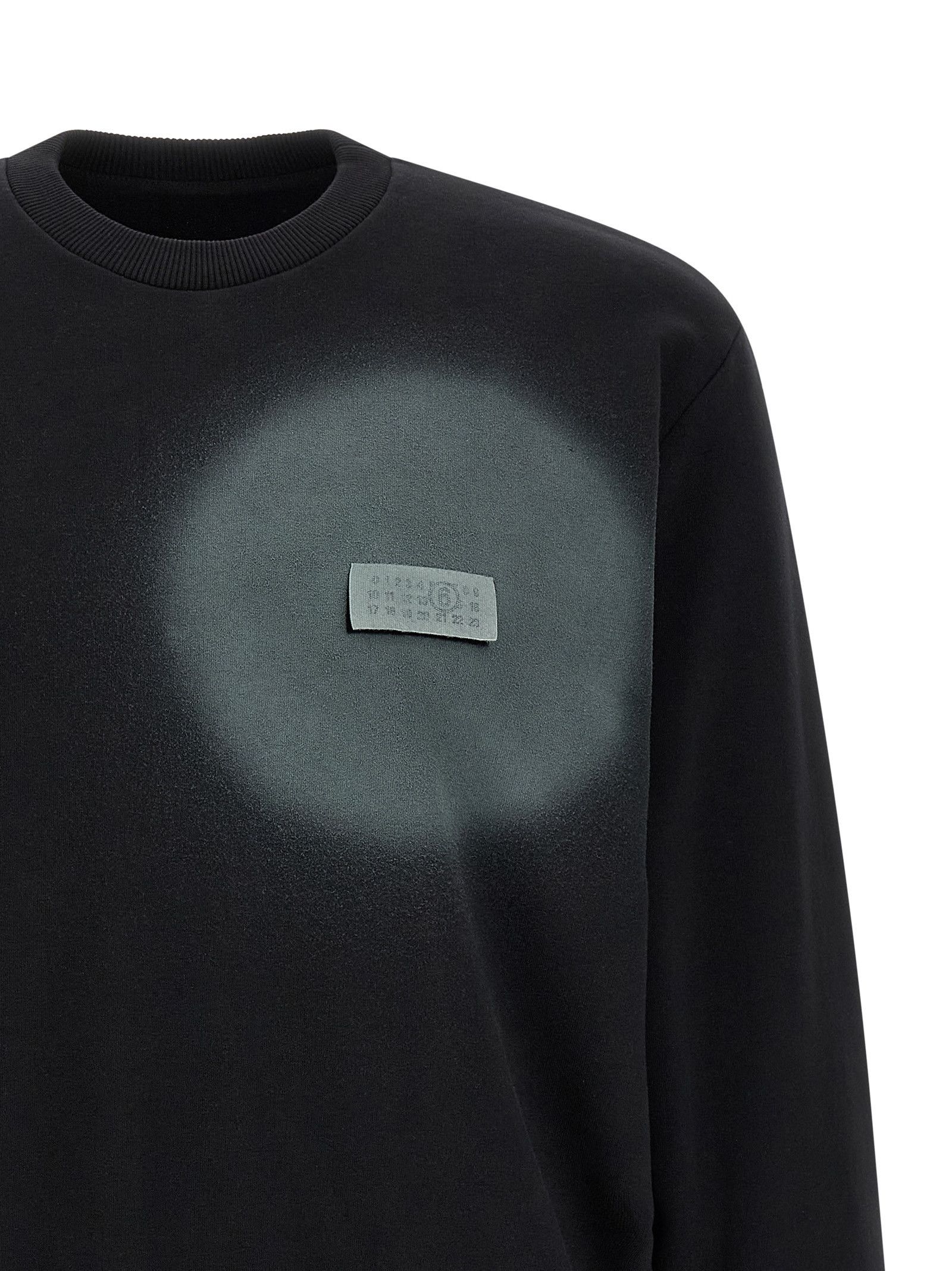 Maison Margiela 'Numeric Signature Mm6' Spray Sweatshirt Size US L / EU 52-54 / 3 - 3 Thumbnail