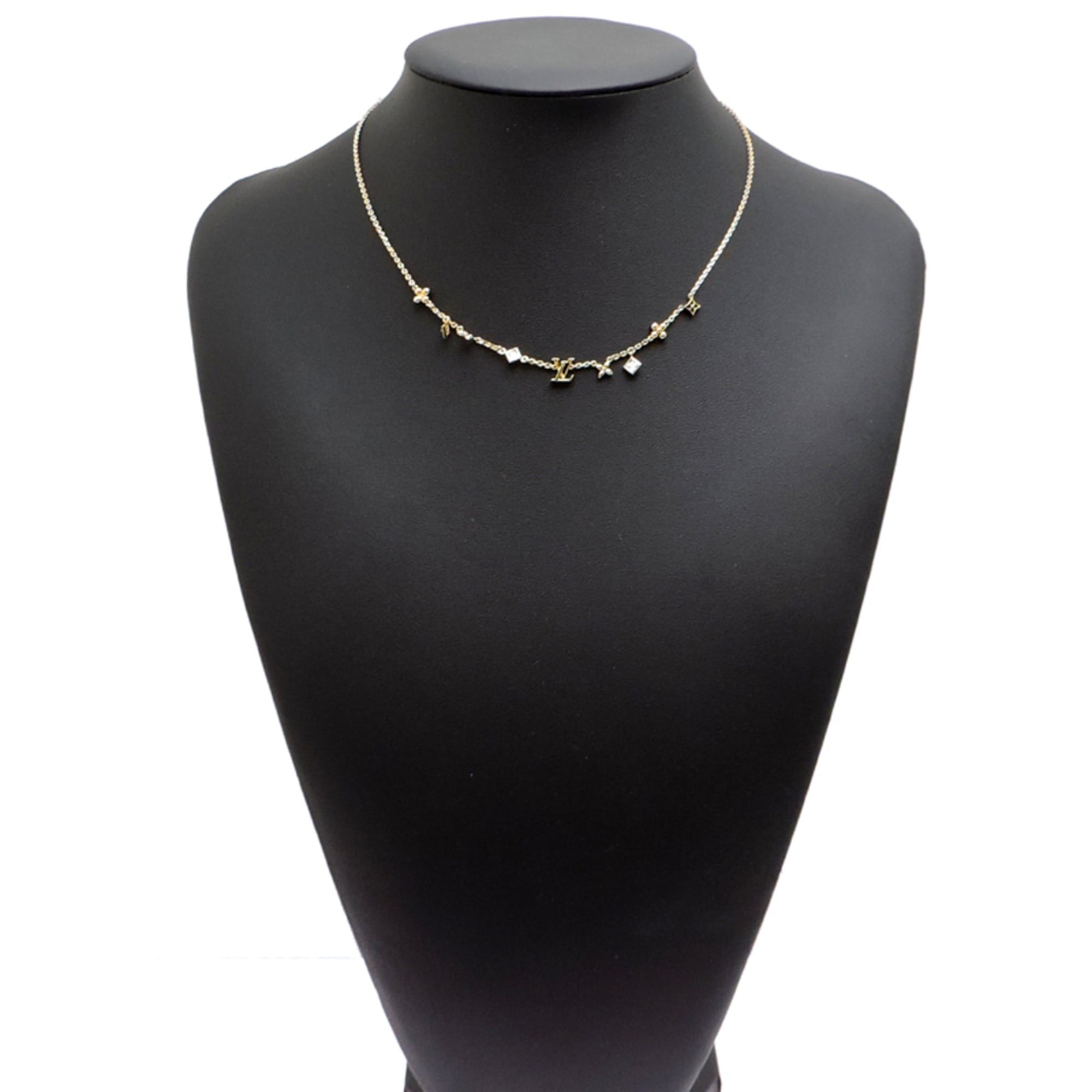 Louis Vuitton Louis Vuitton LV In the Sky Rhinestone Women's Necklace M01322 Metal Size ONE SIZE - 8 Thumbnail