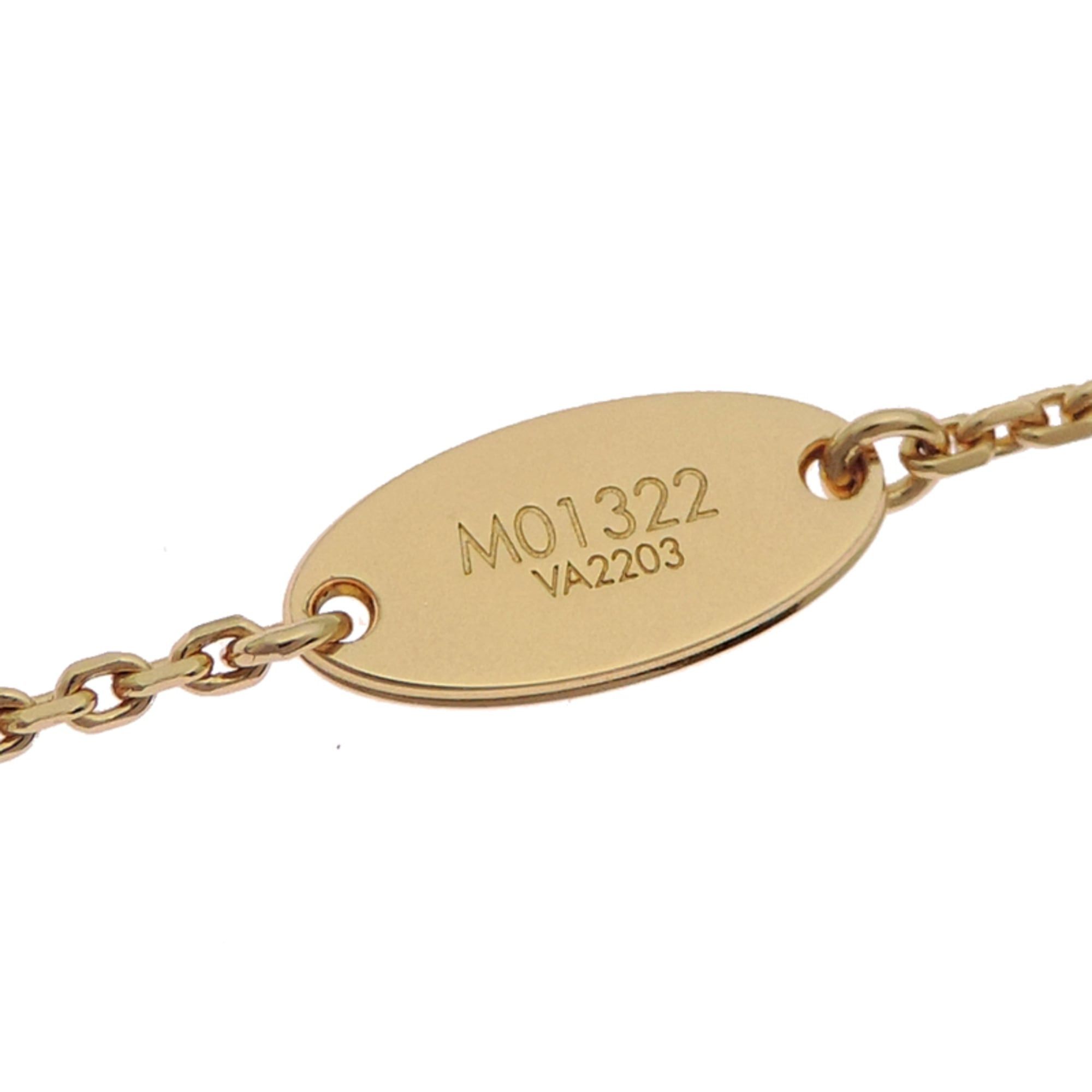 Louis Vuitton Louis Vuitton LV In the Sky Rhinestone Women's Necklace M01322 Metal Size ONE SIZE - 6 Thumbnail