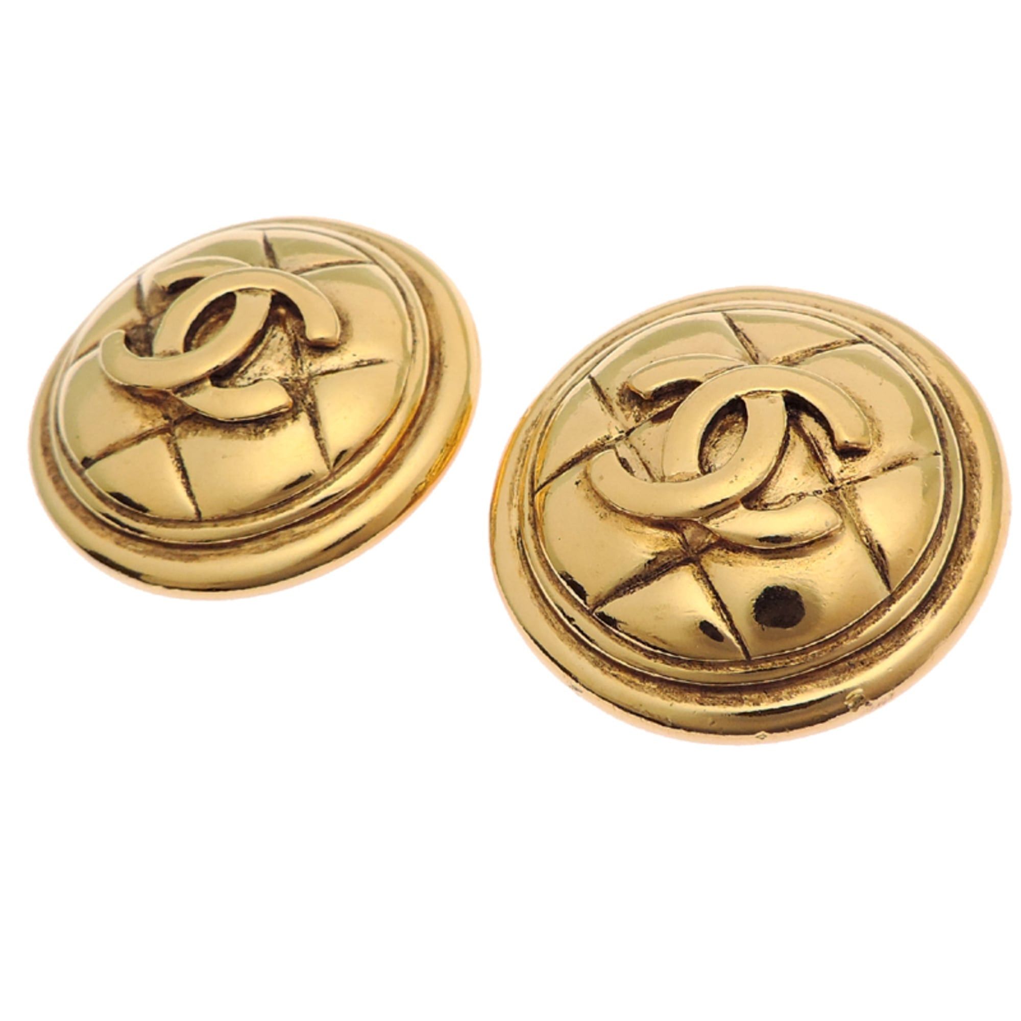 Chanel Chanel Coco Mark *Backing missing Women's Earrings GP Size ONE SIZE - 2 Thumbnail
