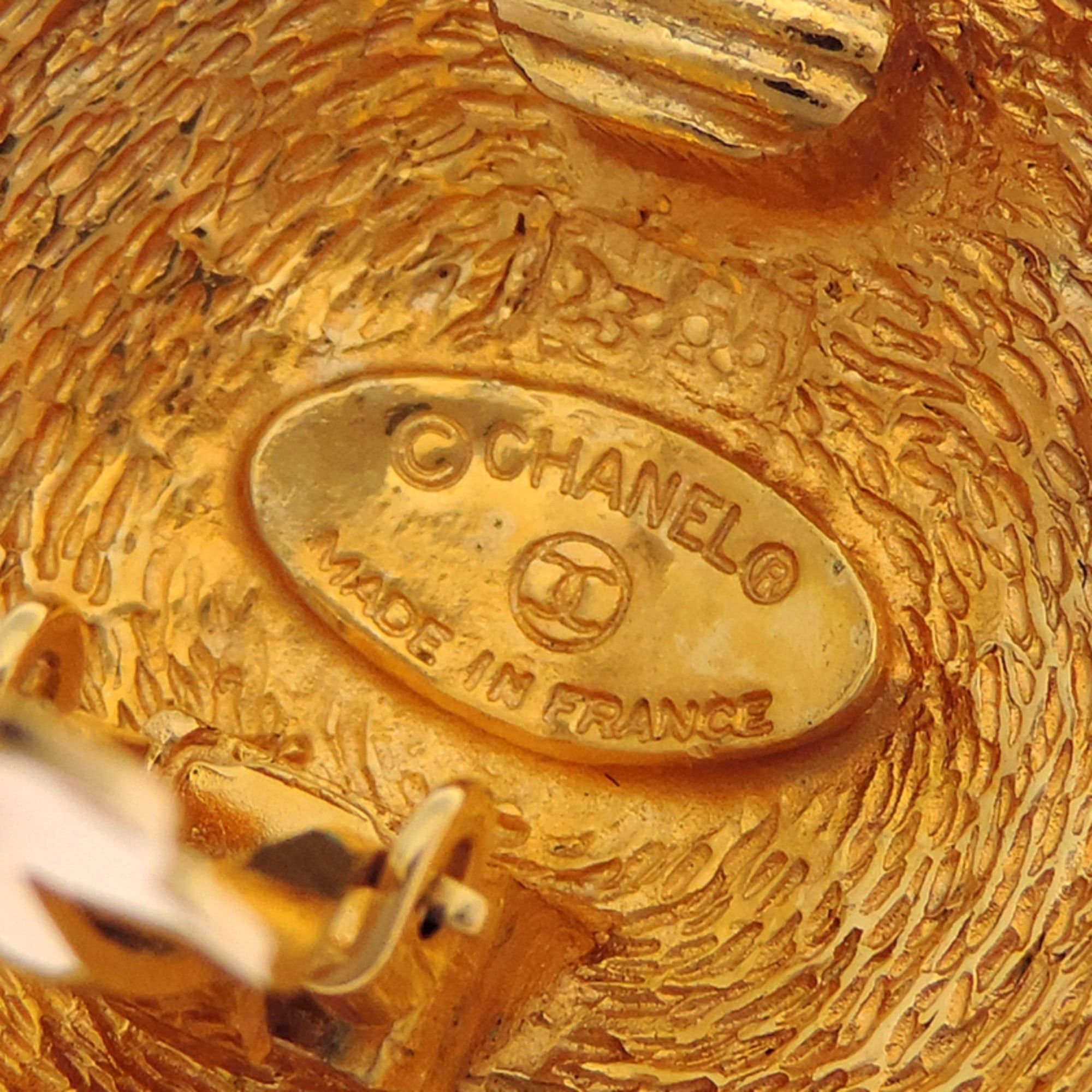 Chanel Chanel Coco Mark *Backing missing Women's Earrings GP Size ONE SIZE - 5 Thumbnail
