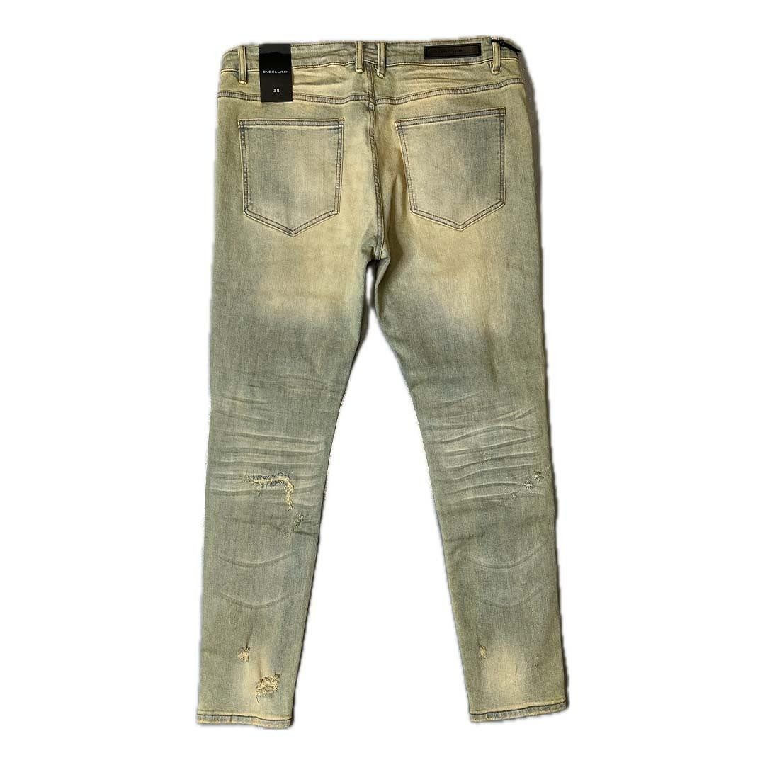Embellish Cast Denim Light Blue Sand Jeans Size US 36 / EU 52 - 2 Thumbnail