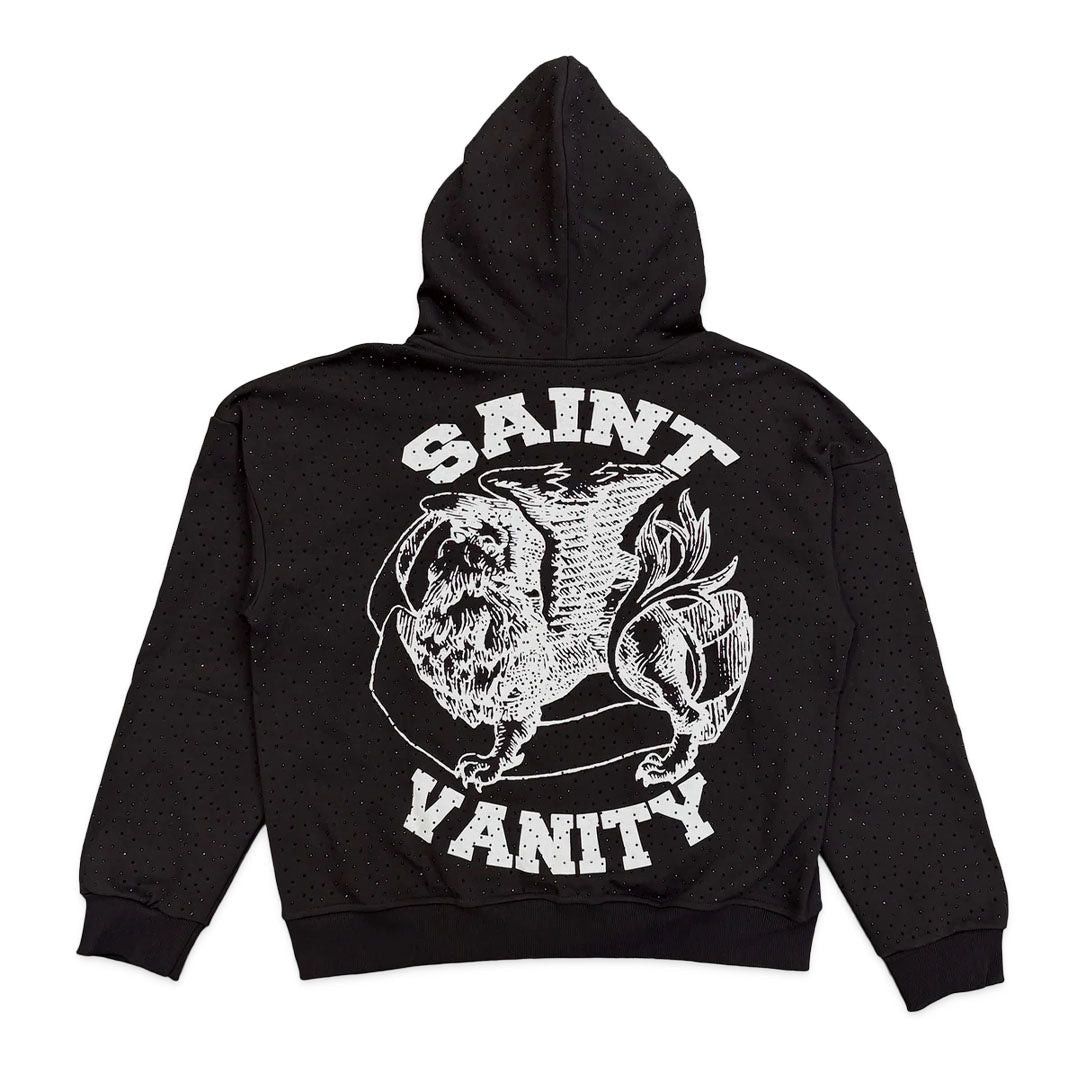 Saint Vanity VVS Rhinestone Oreo Zip Up Hoodie Size US L / EU 52-54 / 3 - 2 Thumbnail