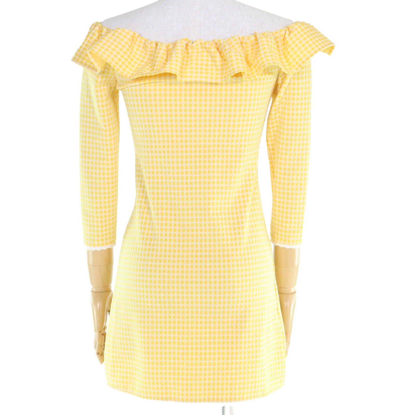 Miu Miu Miu Miu MIUMIU One Piece Dress Textile Dresses MJA788 DUTY FREE for USA Size ONE SIZE - 3 Thumbnail