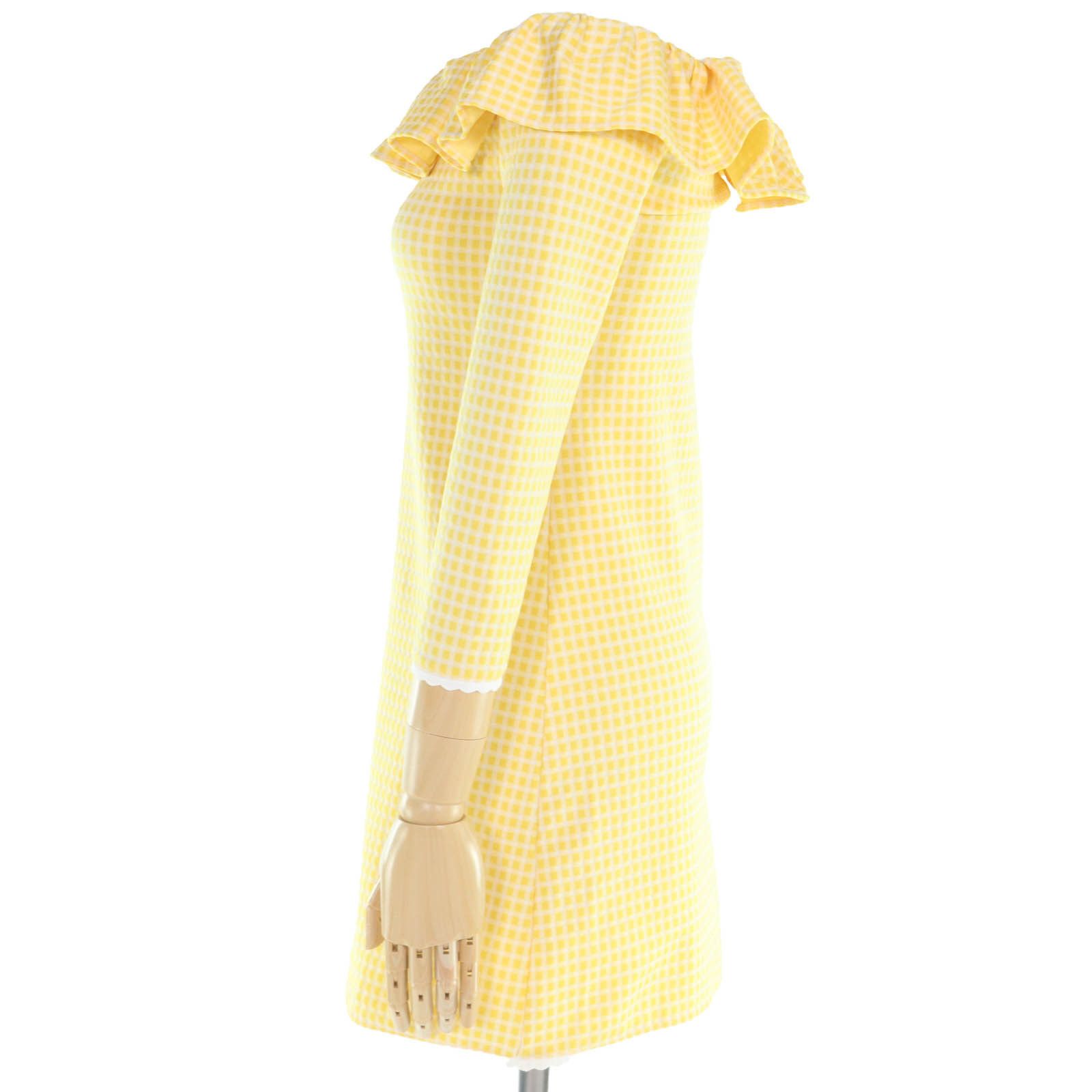 Miu Miu Miu Miu MIUMIU One Piece Dress Textile Dresses MJA788 DUTY FREE for USA Size ONE SIZE - 2 Thumbnail