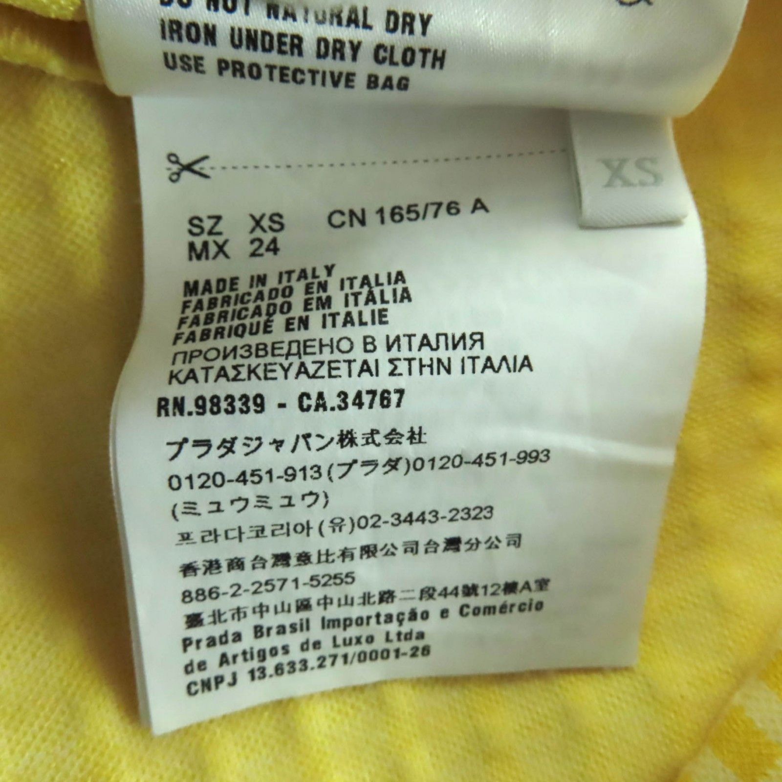 Miu Miu Miu Miu MIUMIU One Piece Dress Textile Dresses MJA788 DUTY FREE for USA Size ONE SIZE - 8 Thumbnail