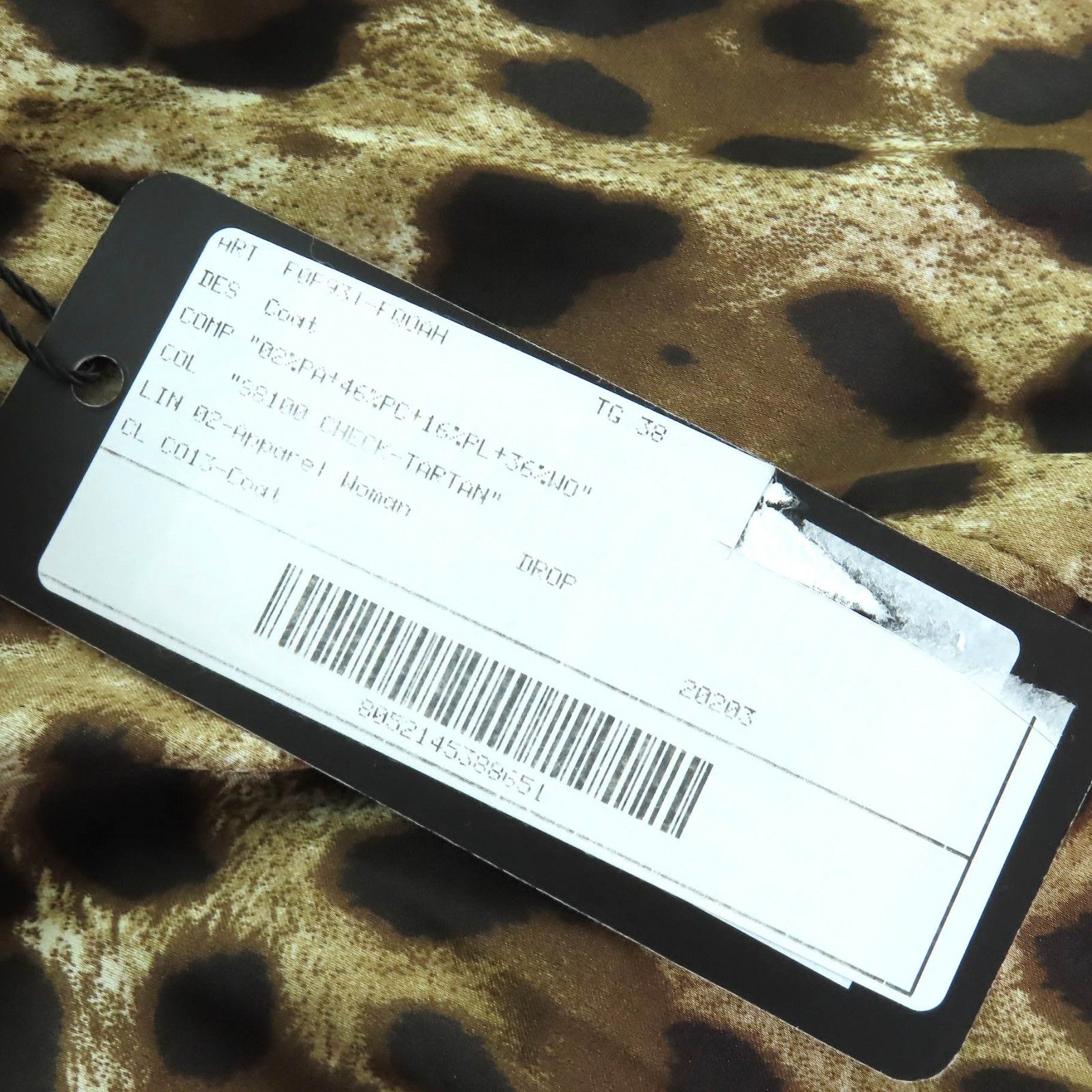 Dolce & Gabbana Dolce & Gabbana Dolce&Gabbana Leopard Pattern Tweed Coat Textile Outerwear F0P93T DUTY FREE for USA Size ONE SIZE - 11 Thumbnail