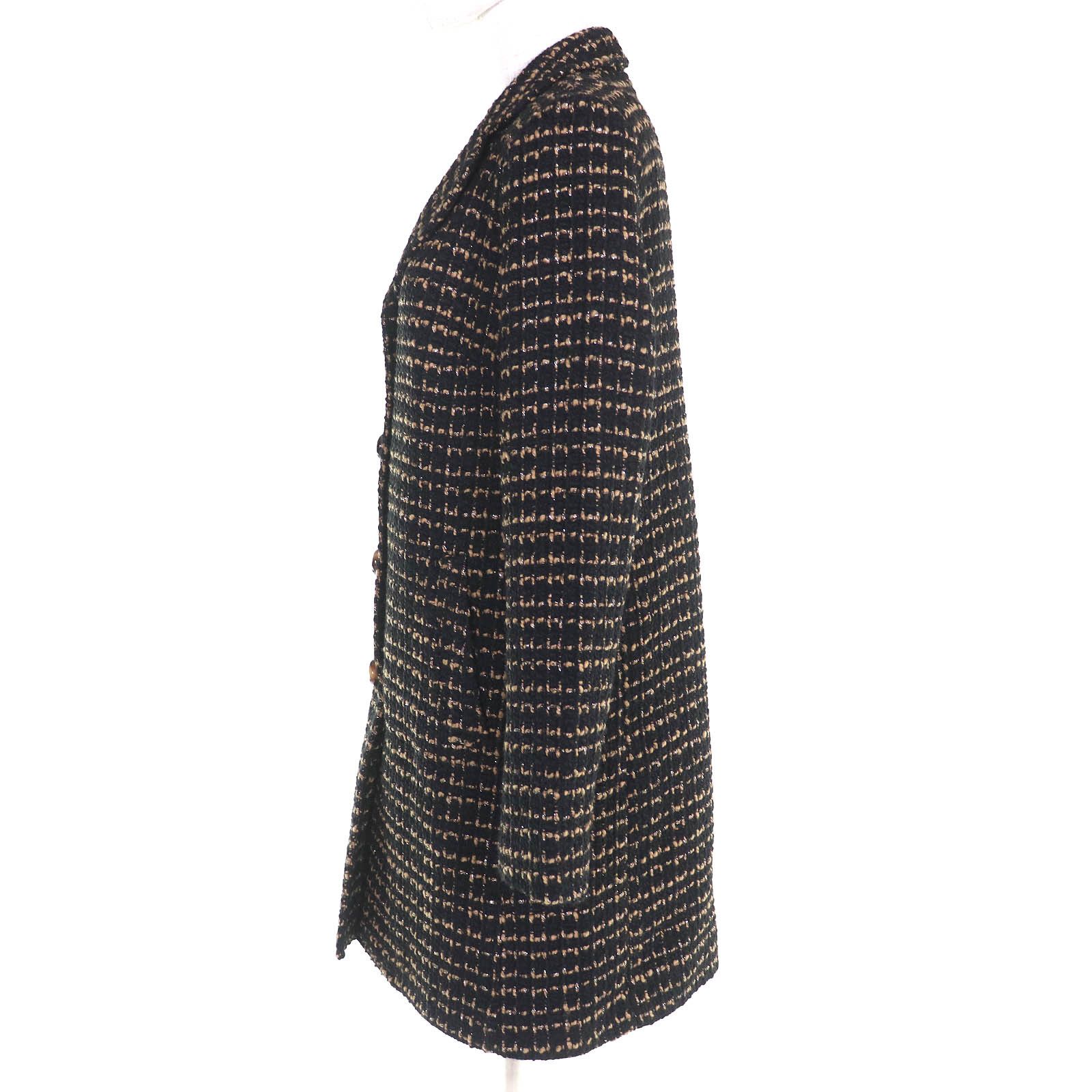 Dolce & Gabbana Dolce & Gabbana Dolce&Gabbana Leopard Pattern Tweed Coat Textile Outerwear F0P93T DUTY FREE for USA Size ONE SIZE - 2 Thumbnail