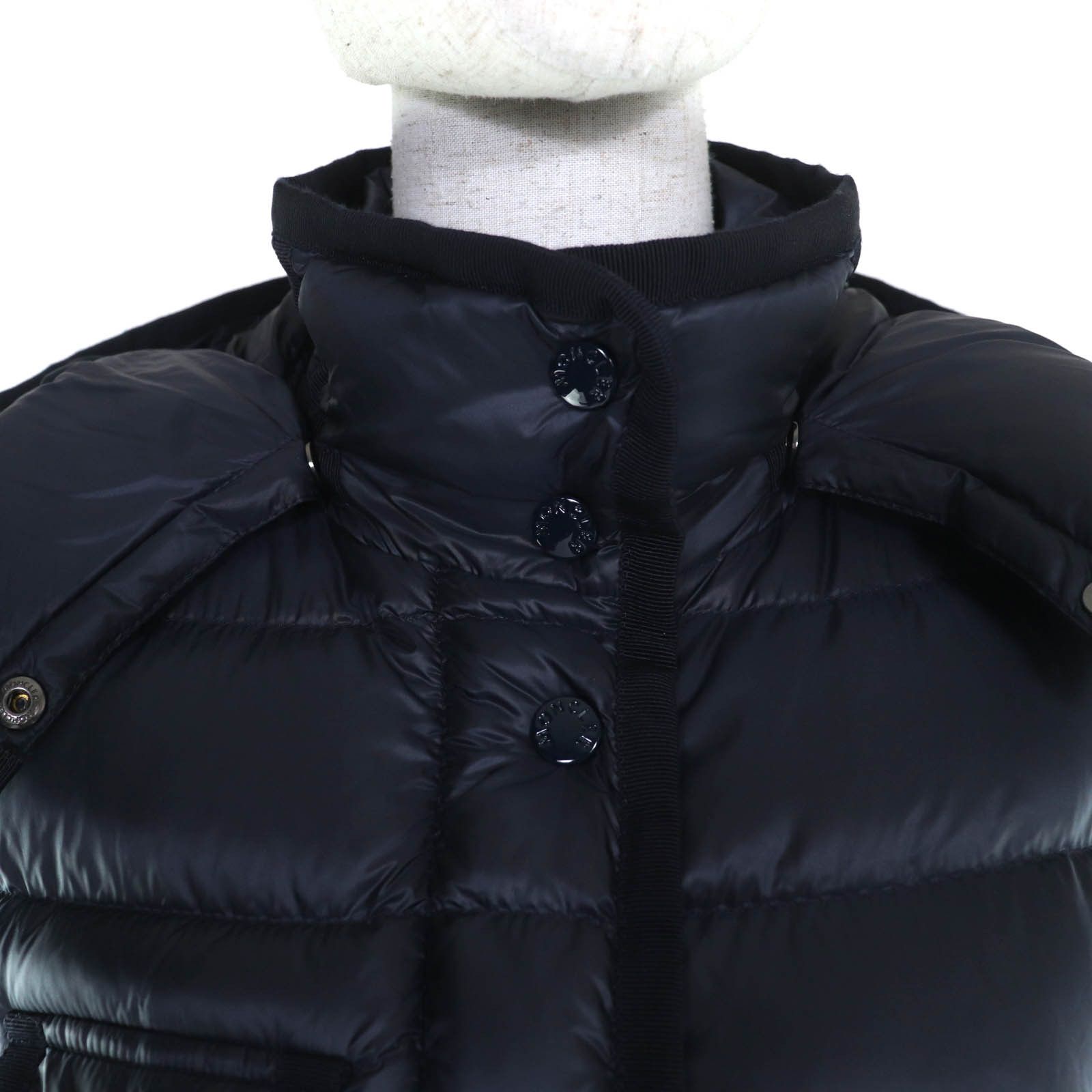 Moncler Moncler MONCLER HERMINE Nylon Down Coat Plastic / Synthetic Outerwear G20931C51100 DUTY FREE for USA Size ONE SIZE - 4 Thumbnail