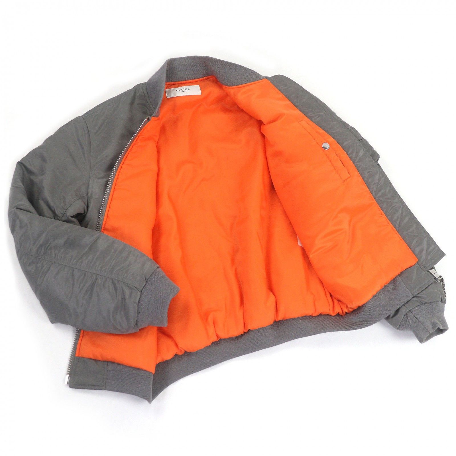Celine Celine CELINE Bomber Jacket Padding Jacket Textile Outerwear DUTY FREE for USA Size ONE SIZE - 4 Thumbnail