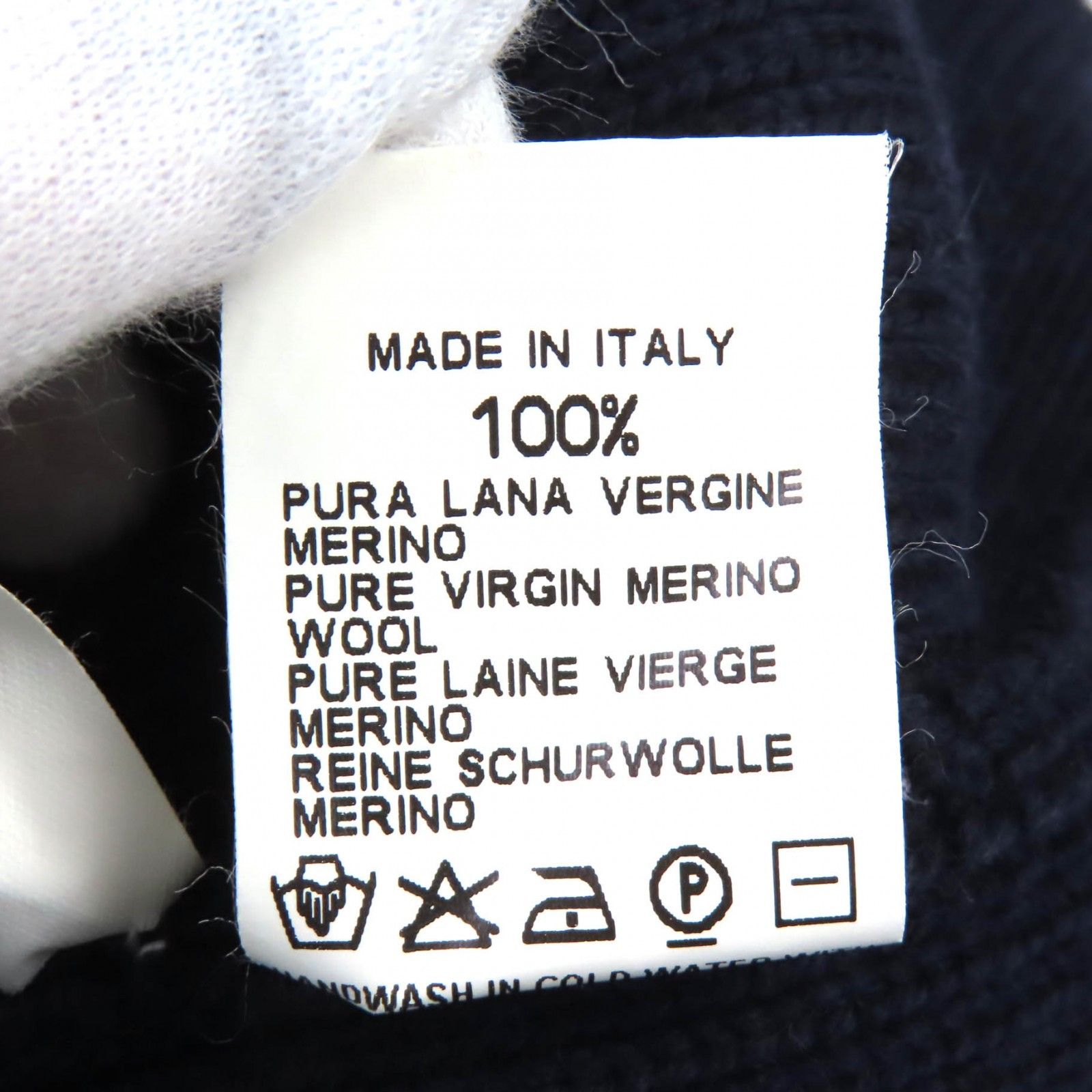 Armani Armani Emporio Armani Wool Knit High-neck Zip-up Knit Textile Tops DUTY FREE for USA Size ONE SIZE - 8 Thumbnail