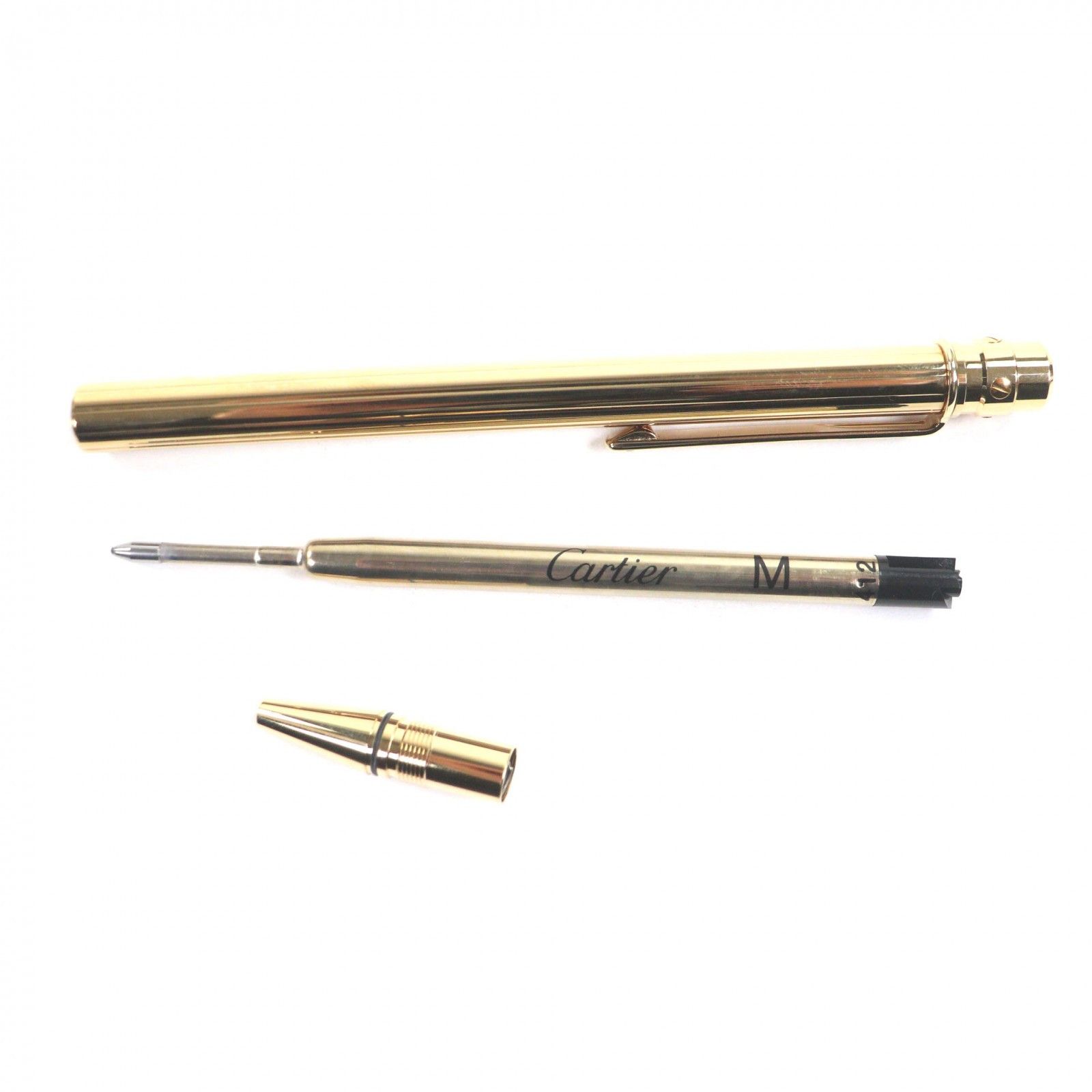 Cartier Cartier Cartier Santos de Cartier Ballpoint Pen Metal Pen DUTY FREE for USA Size ONE SIZE - 4 Thumbnail