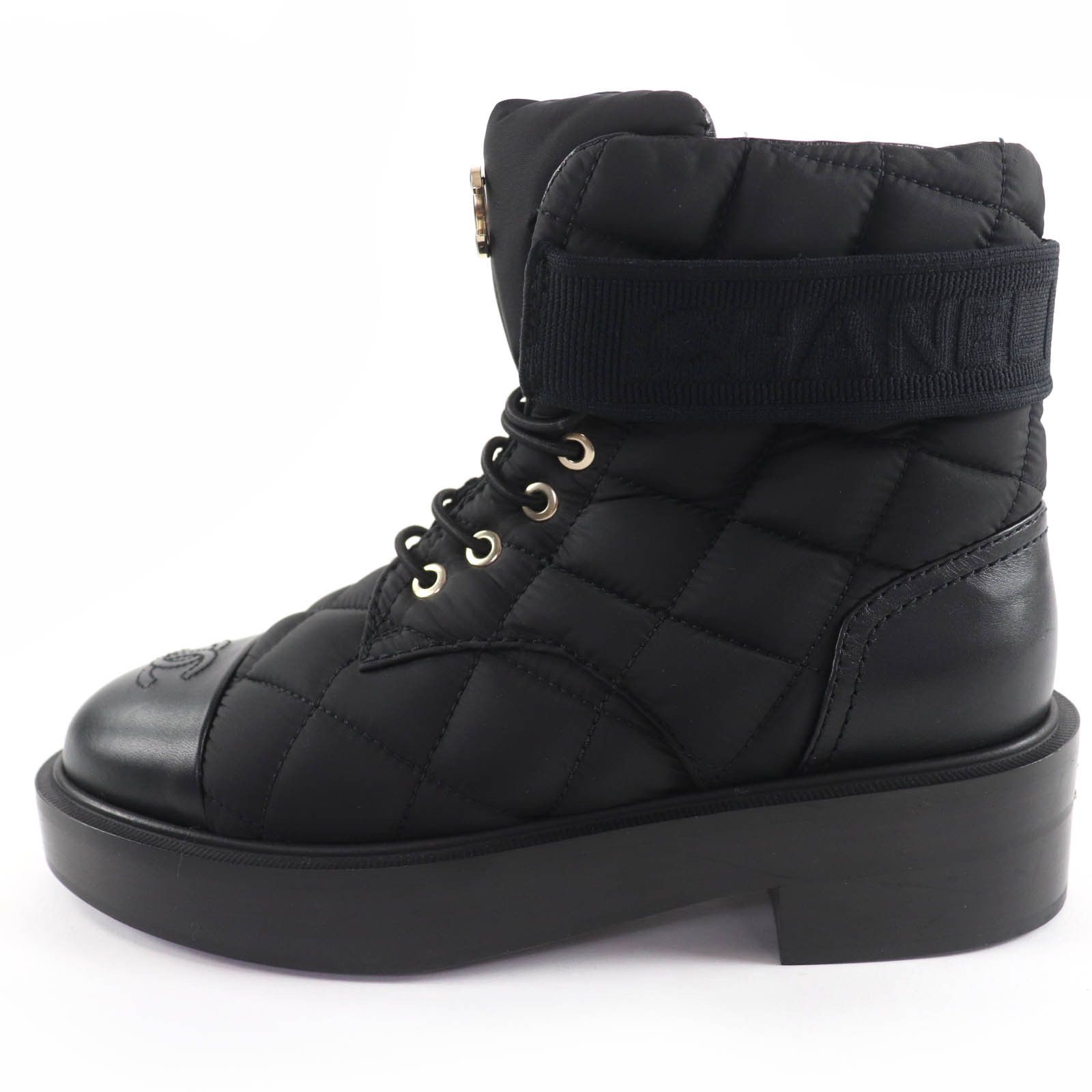Chanel Chanel Chanel COCO Mark Matelassé Leather Short Boots Leather Shoes G45125 DUTY FREE for USA Size ONE SIZE - 5 Thumbnail