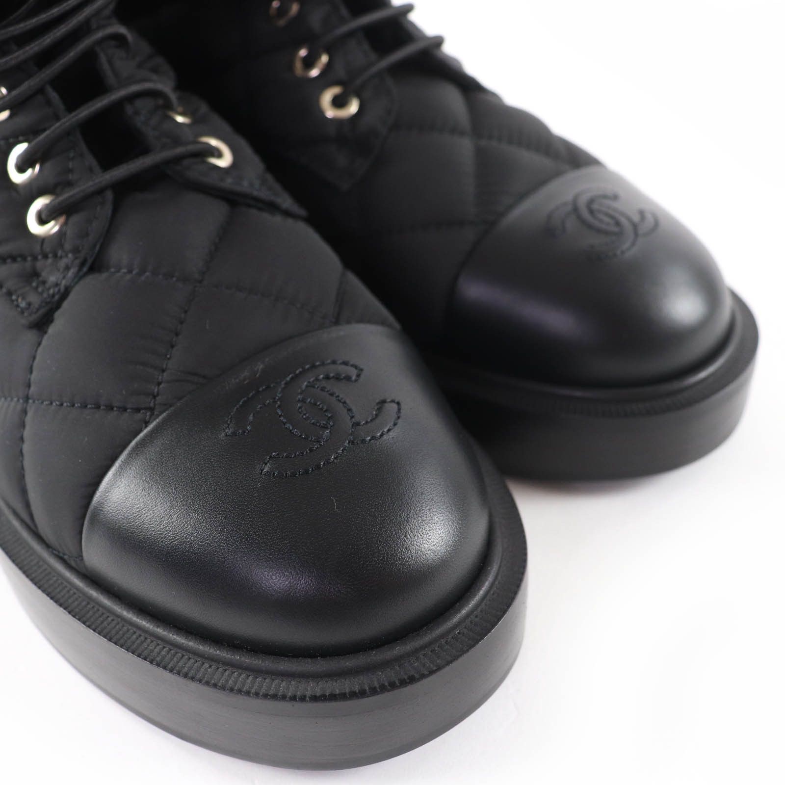 Chanel Chanel Chanel COCO Mark Matelassé Leather Short Boots Leather Shoes G45125 DUTY FREE for USA Size ONE SIZE - 8 Thumbnail