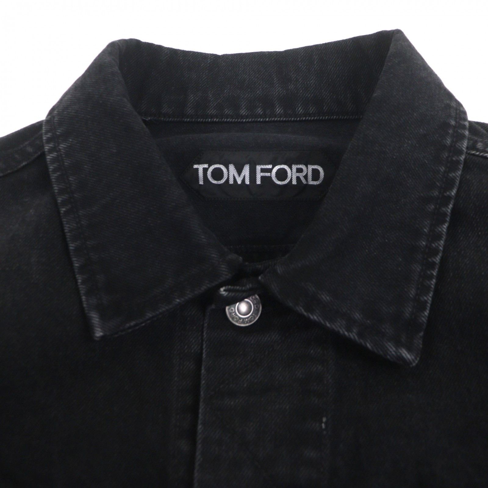 Tom Ford Tom Ford TOM FORD Denim Cotton Jacket Textile Outerwear DJI001 DMC061S25 DUTY FREE for USA Size ONE SIZE - 2 Thumbnail