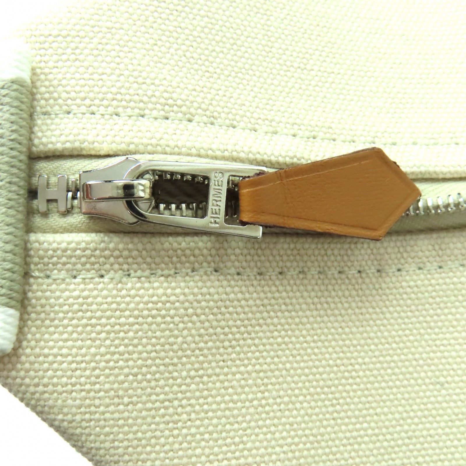 Hermes Hermes Hermes Bride a Brac GM Cotton Handbag Textile Handbag DUTY FREE for USA Size ONE SIZE - 10 Thumbnail