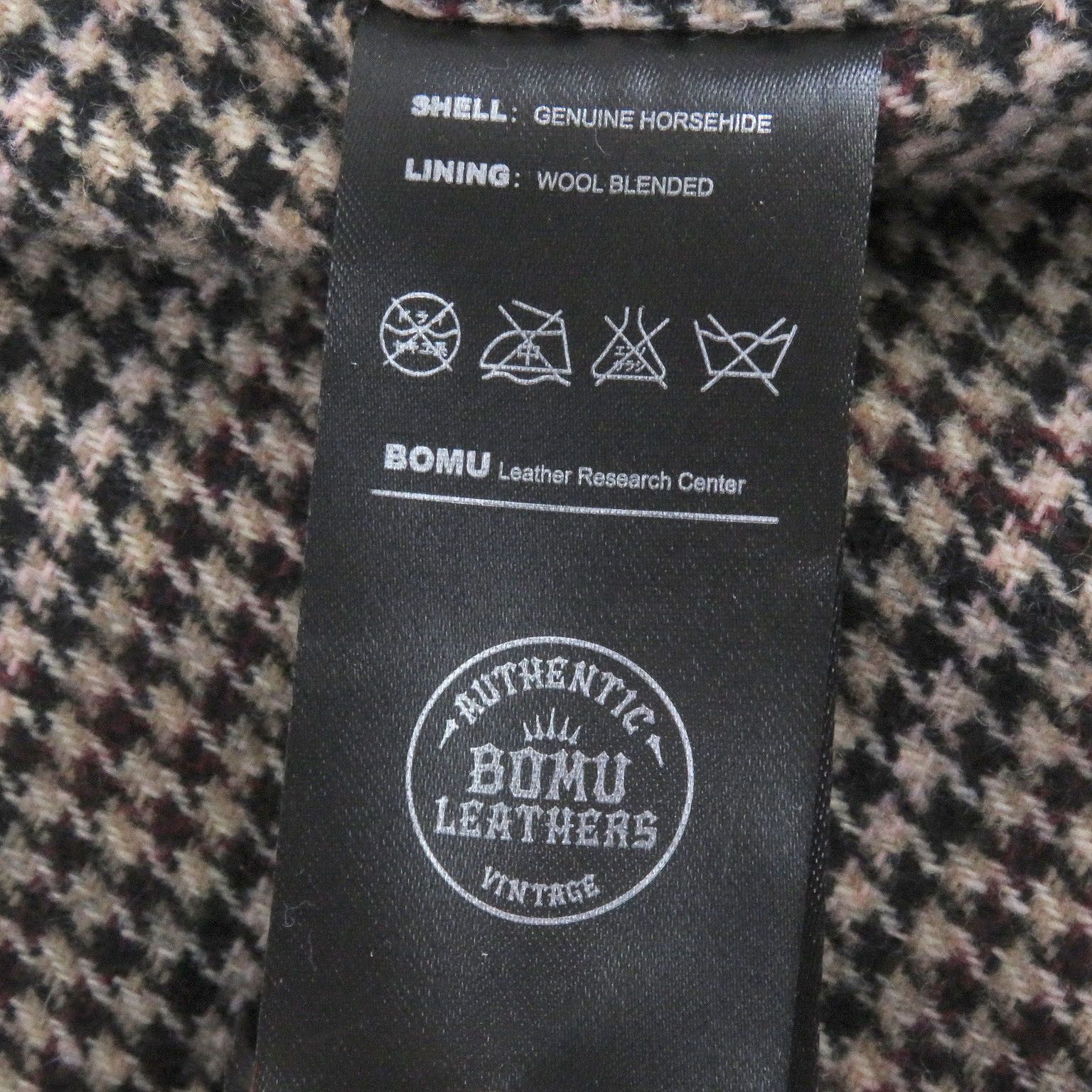 Other Other LEATHER BOMU Horsehide Jacket Leather Outerwear DUTY FREE for USA Size ONE SIZE - 7 Thumbnail