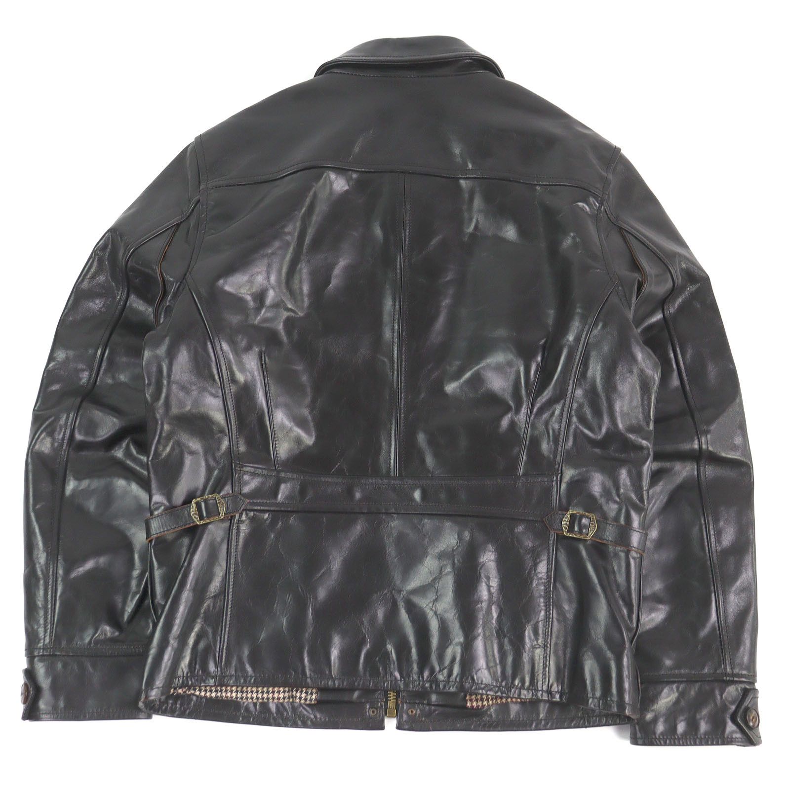 Other Other LEATHER BOMU Horsehide Jacket Leather Outerwear DUTY FREE for USA Size ONE SIZE - 4 Thumbnail