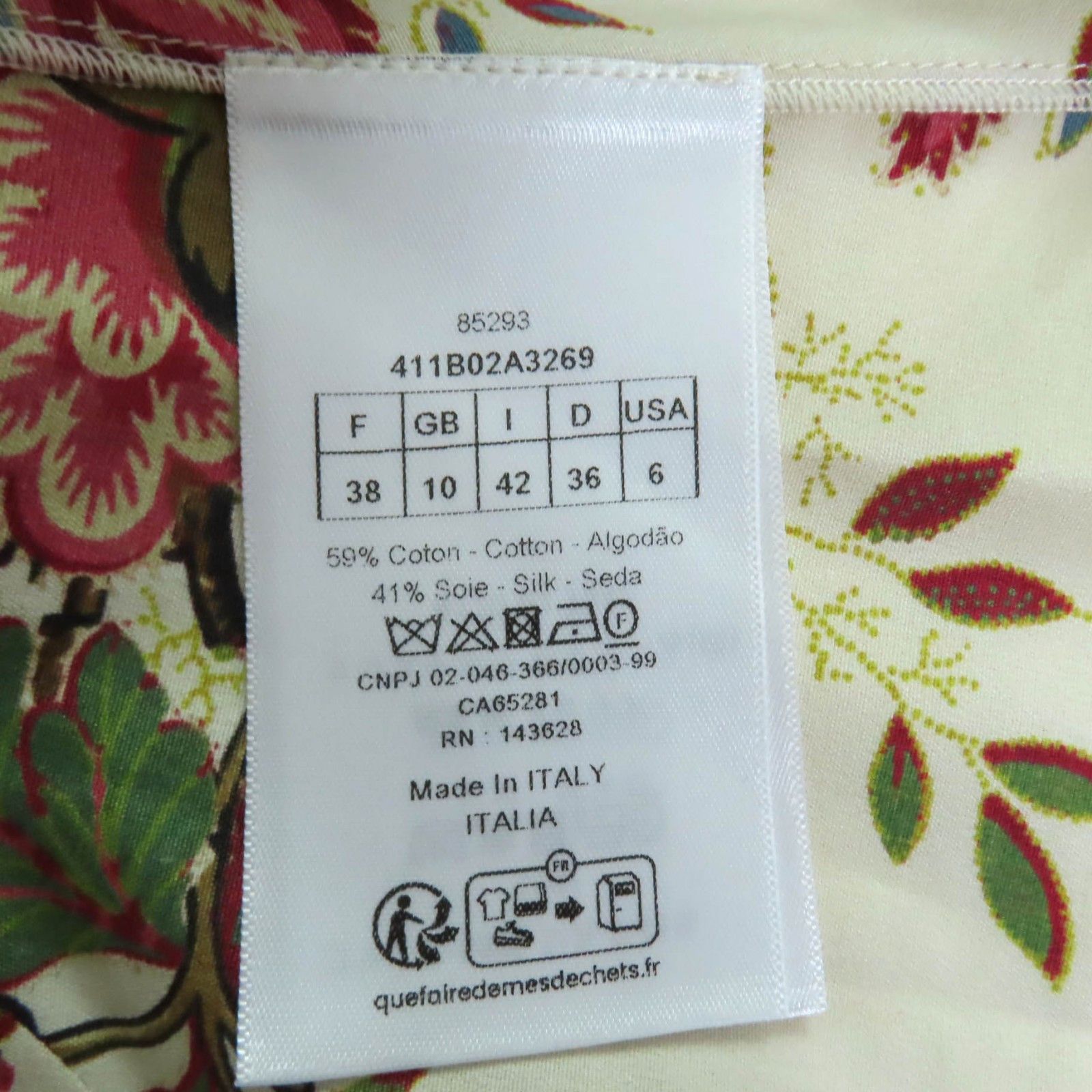 Dior Dior Christian Dior Cotton Blouse Textile Tops 411B02A3269 DUTY FREE for USA Size ONE SIZE - 6 Thumbnail