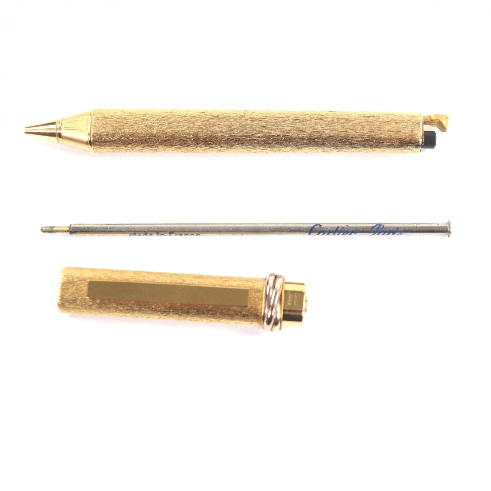 Cartier Cartier Cartier Trinity Ballpoint Pen Metal Pen DUTY FREE for USA Size ONE SIZE - 4 Thumbnail