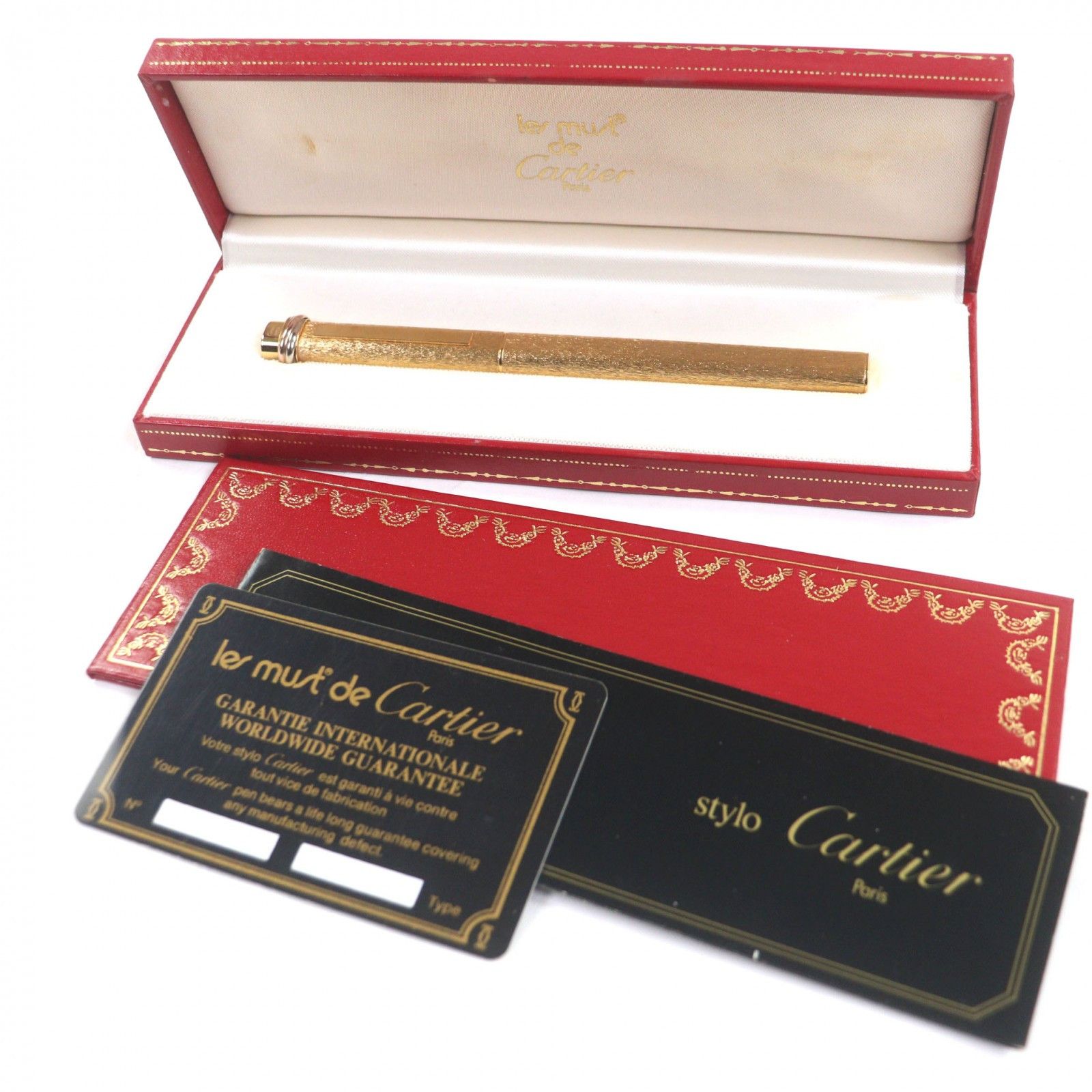 Cartier Cartier Cartier Trinity Ballpoint Pen Metal Pen DUTY FREE for USA Size ONE SIZE - 2 Thumbnail