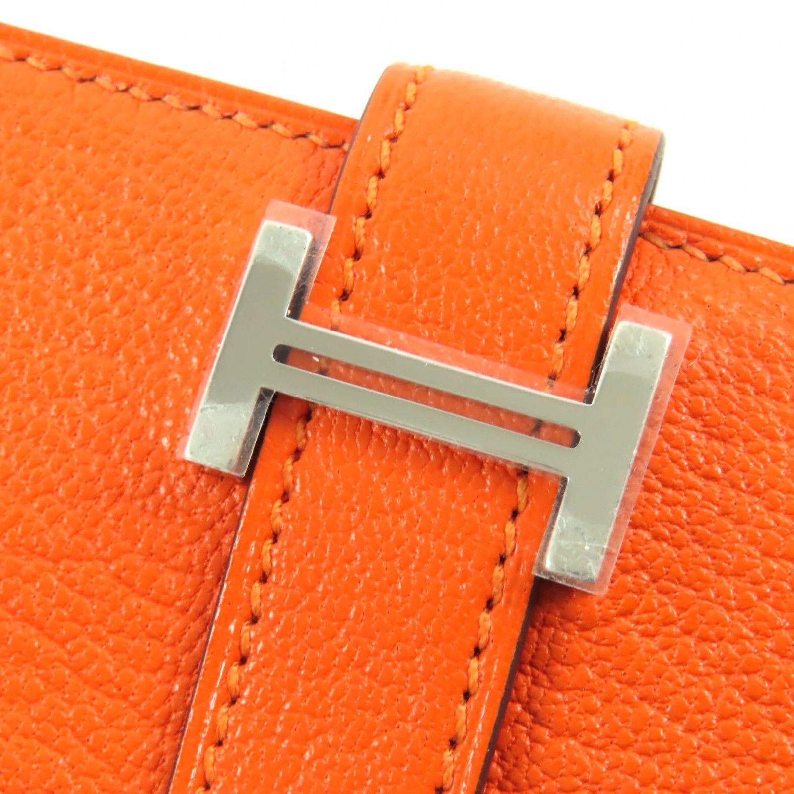 Hermes Hermes Hermès BEAN Compact Leather Bifold Wallet Leather Short Wallet Stamp W (2024) DUTY FREE for USA Size ONE SIZE - 9 Thumbnail