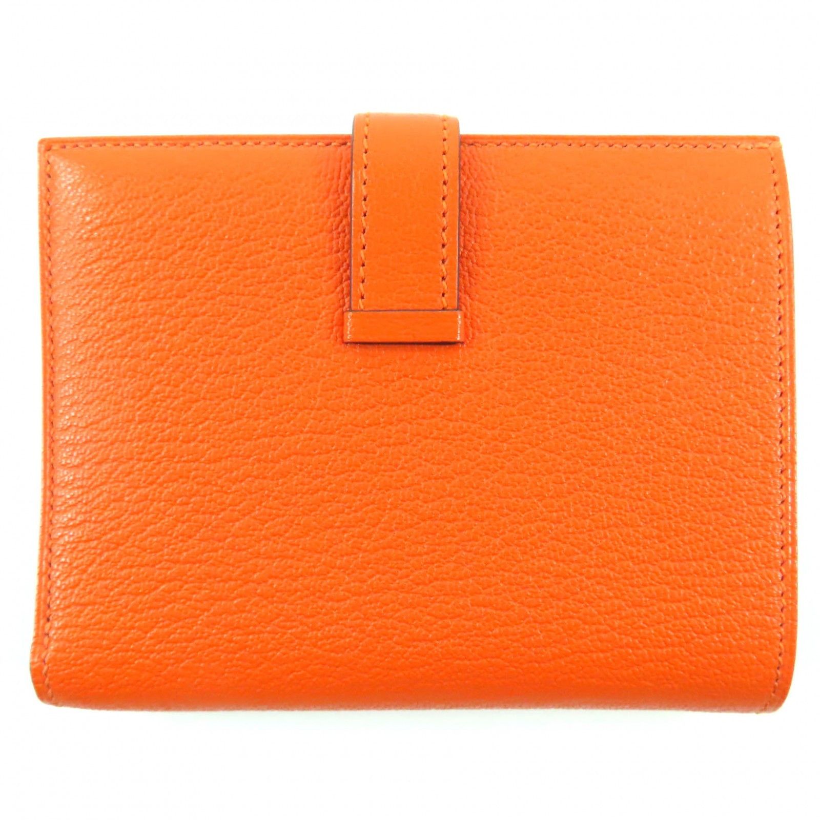 Hermes Hermes Hermès BEAN Compact Leather Bifold Wallet Leather Short Wallet Stamp W (2024) DUTY FREE for USA Size ONE SIZE - 3 Thumbnail