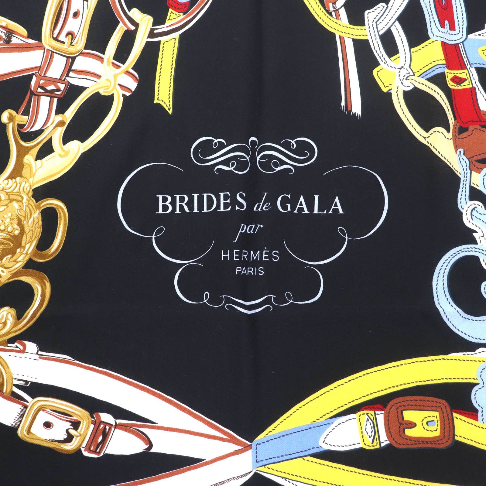 Hermes Hermes Hermès Brides de Gala Applique Pique Cashmere Scarf Textile Scarf DUTY FREE for USA Size ONE SIZE - 7 Thumbnail