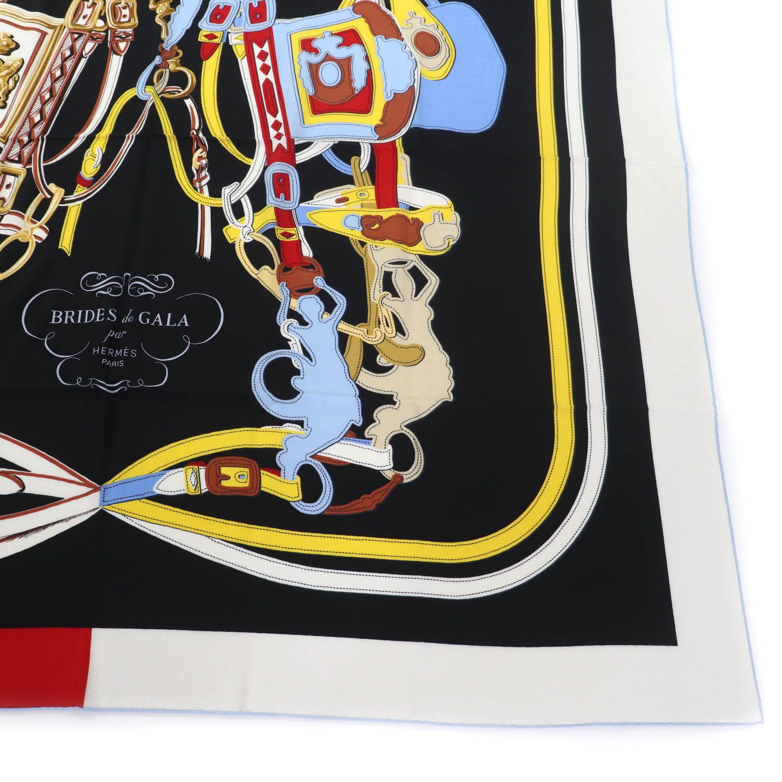 Hermes Hermes Hermès Brides de Gala Applique Pique Cashmere Scarf Textile Scarf DUTY FREE for USA Size ONE SIZE - 5 Thumbnail