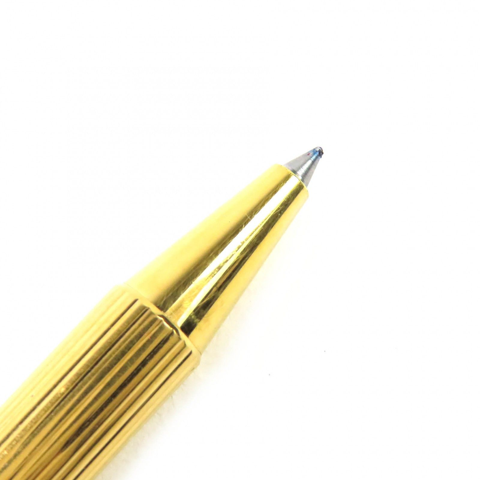 Cartier Cartier Cartier Must de Cartier Stripe Ballpoint Pen Metal Pen DUTY FREE for USA Size ONE SIZE - 3 Thumbnail